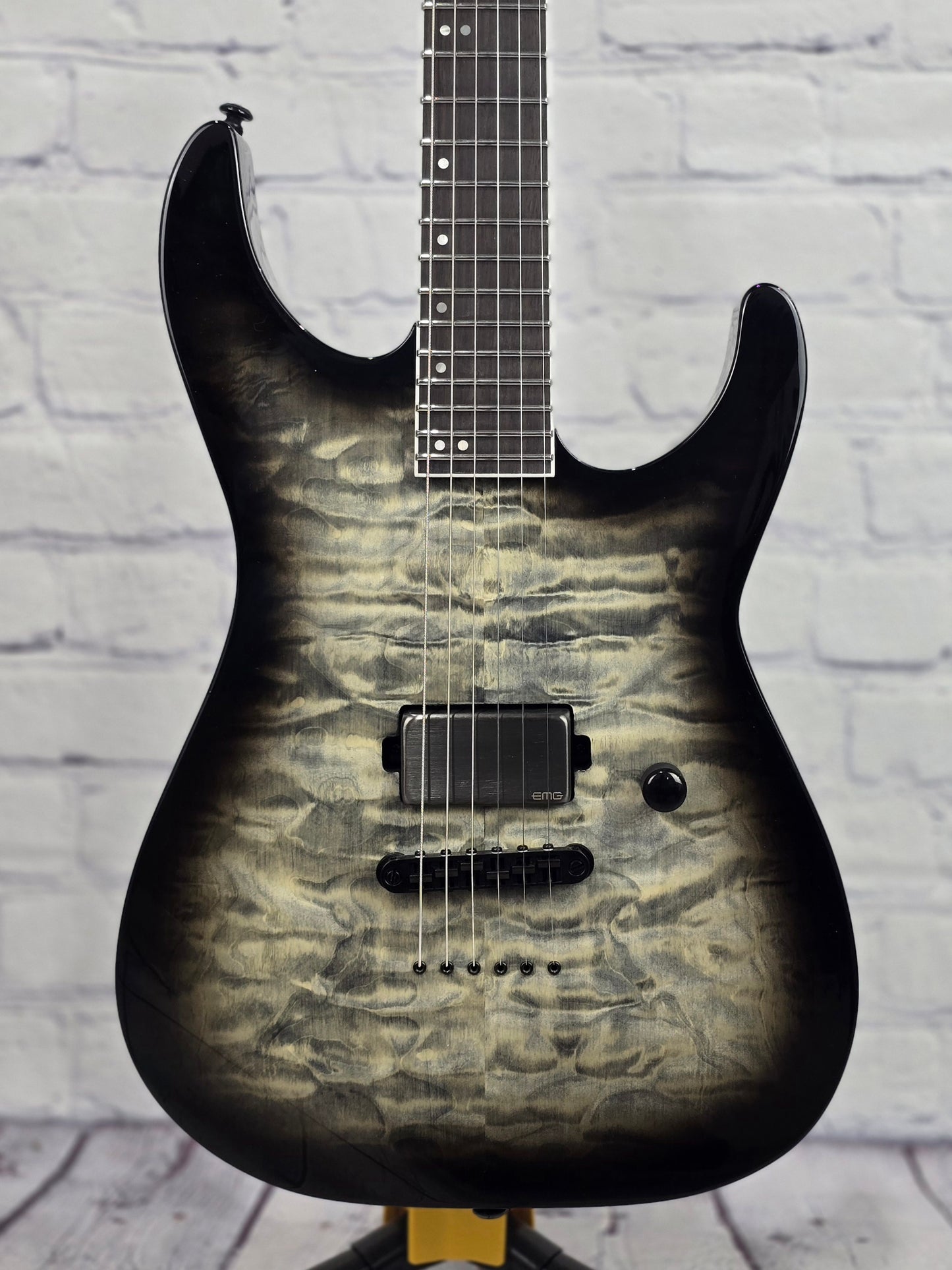 ESP LTD M-1001NT 6 String Electric Guitar Charcoal Burst