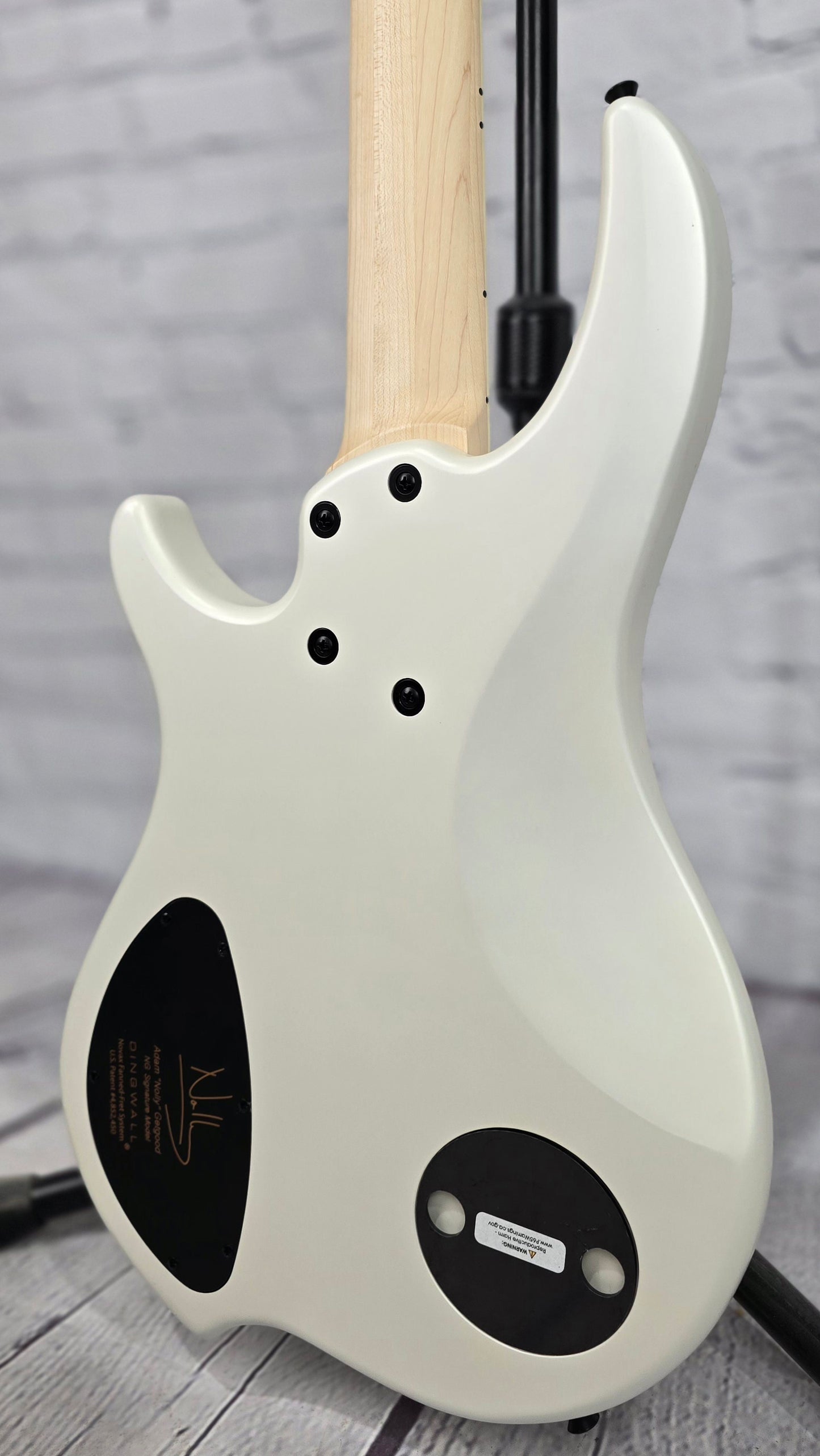 Dingwall NG3 Nolly 5 String Nolly Bass Guitar Ducati White