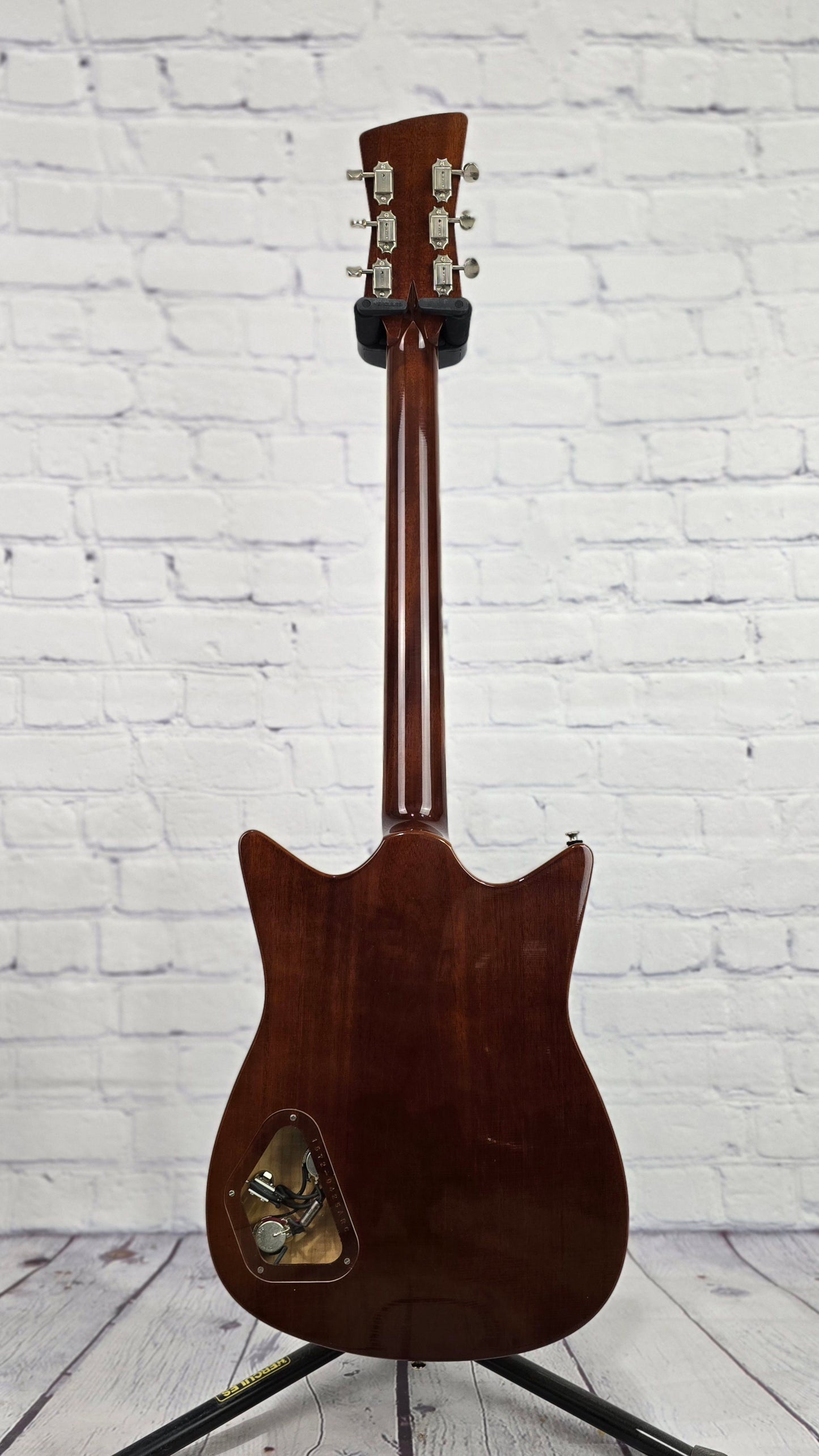 Frank Brothers Arcade One 6 String Electric Guitar Flame Maple Tobacco Sunburst