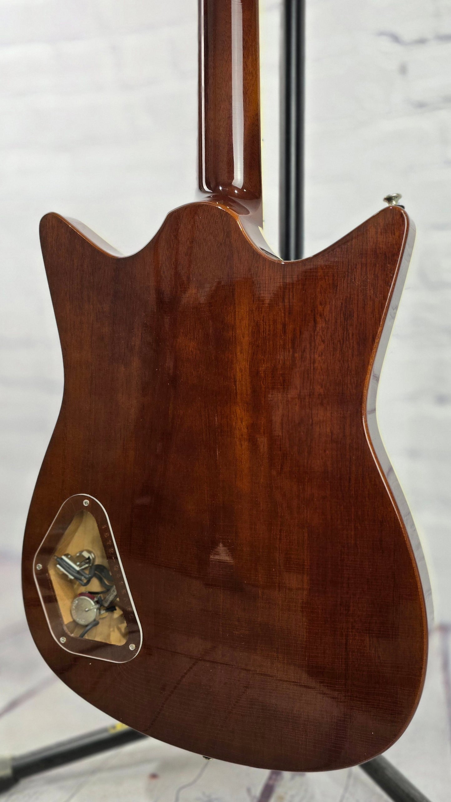 Frank Brothers Arcade One 6 String Electric Guitar Flame Maple Tobacco Sunburst