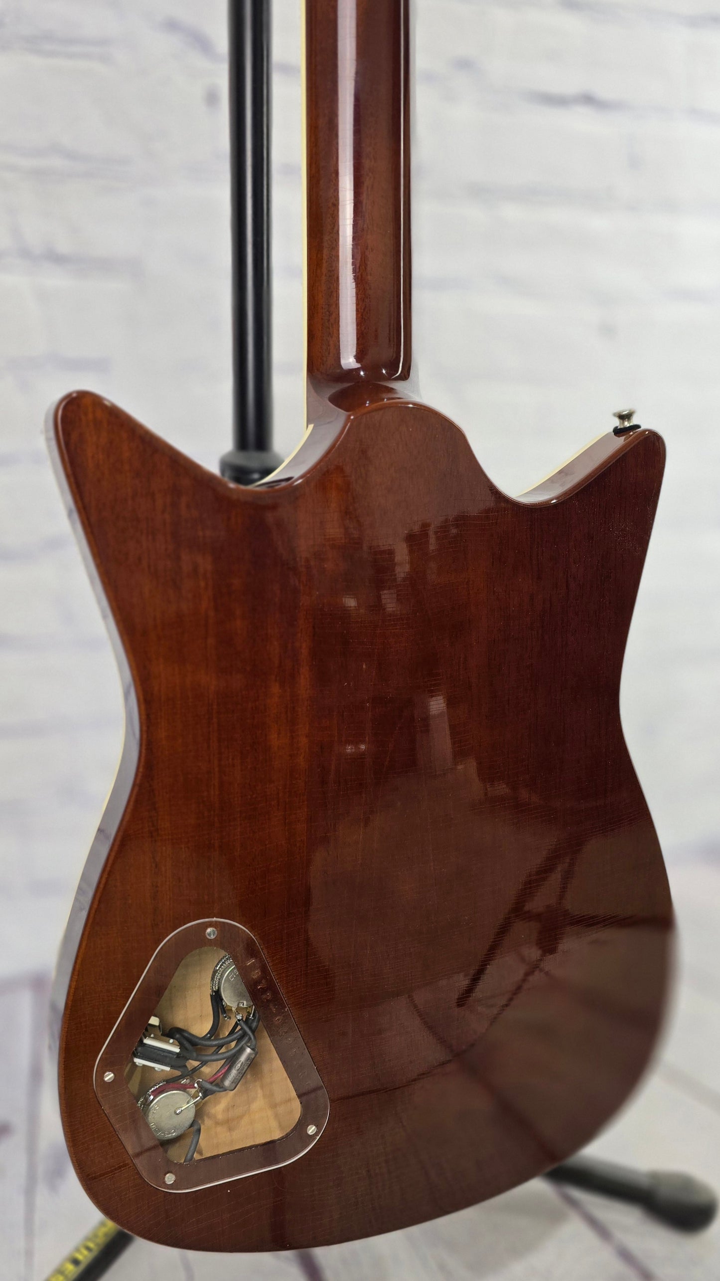 Frank Brothers Arcade One 6 String Electric Guitar Flame Maple Tobacco Sunburst