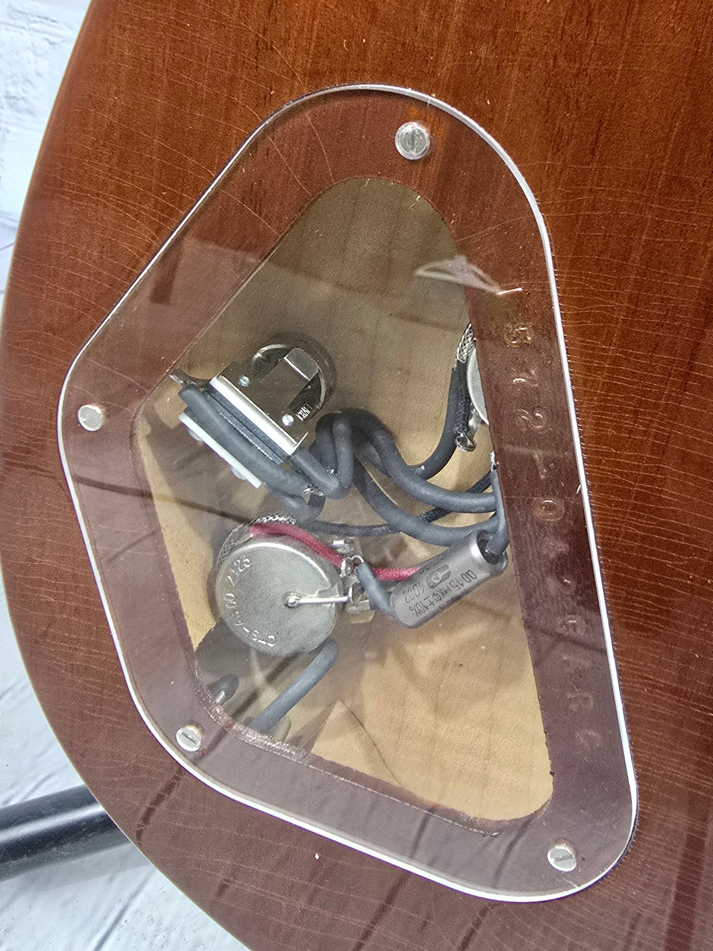 Frank Brothers Arcade One 6 String Electric Guitar Flame Maple Tobacco Sunburst