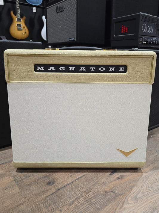 USED Magnatone Limited Edition Billy Gibbons Super Fifteen 1x12 15W Tube Combo Amp Gold