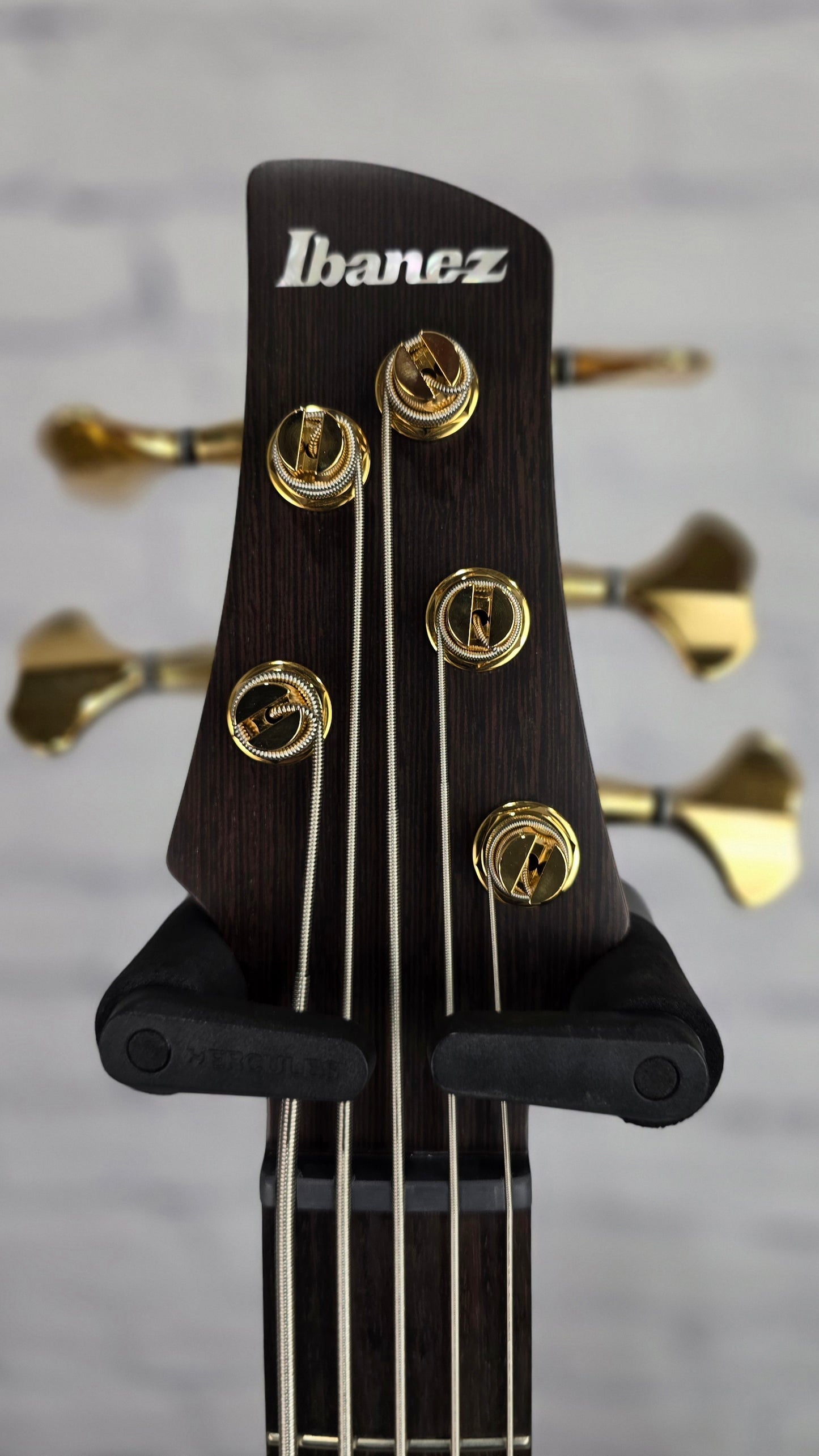 Ibanez Prestige SR5005 MHF 5 String Bass Mocha Flat