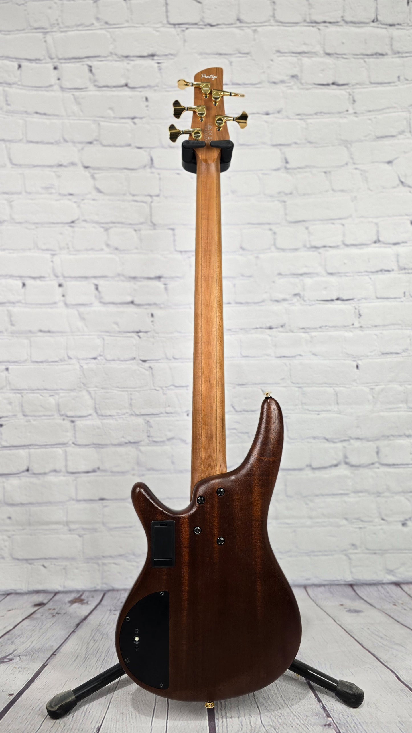 Ibanez Prestige SR5005 MHF 5 String Bass Mocha Flat