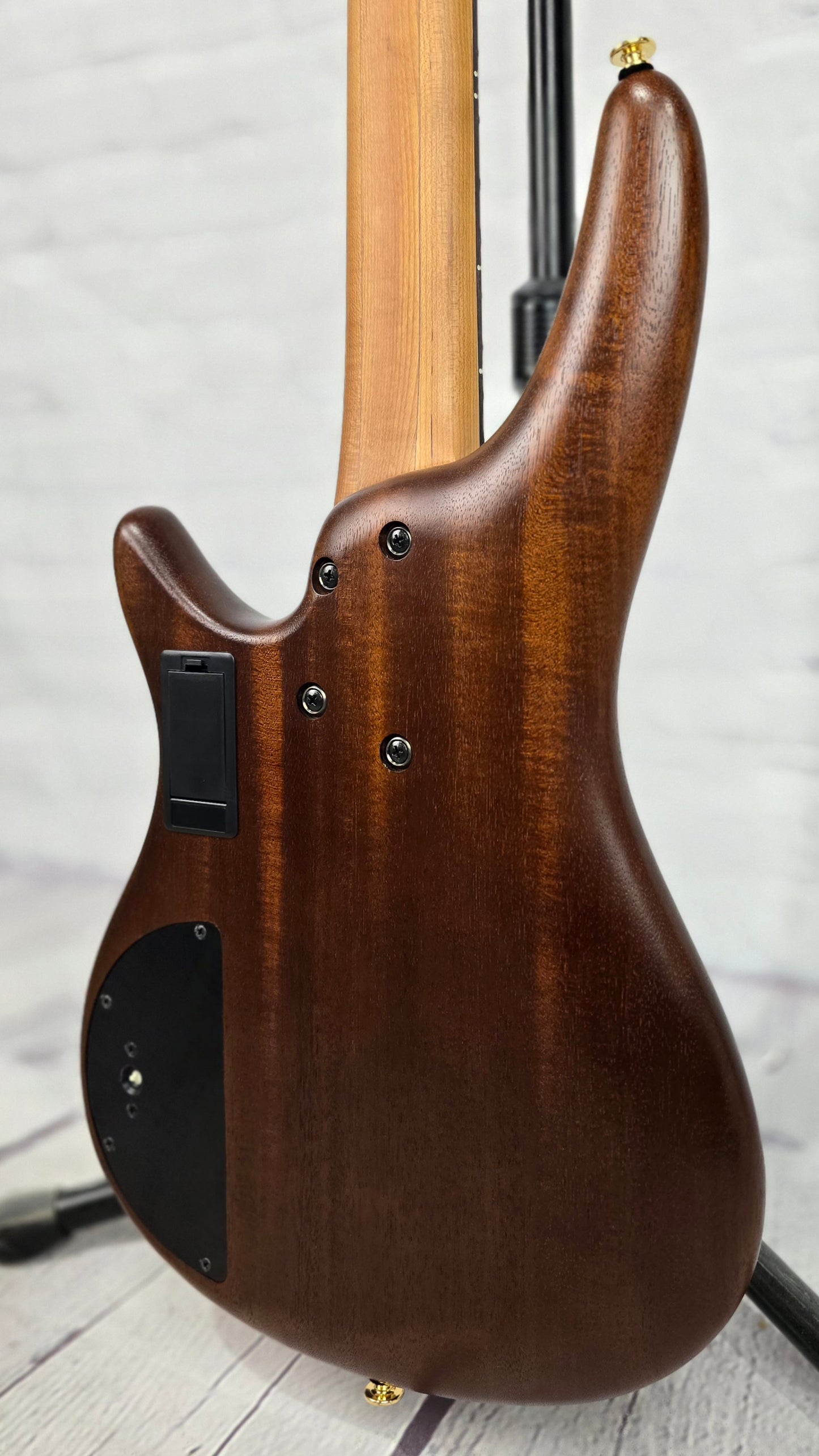 Ibanez Prestige SR5005 MHF 5 String Bass Mocha Flat