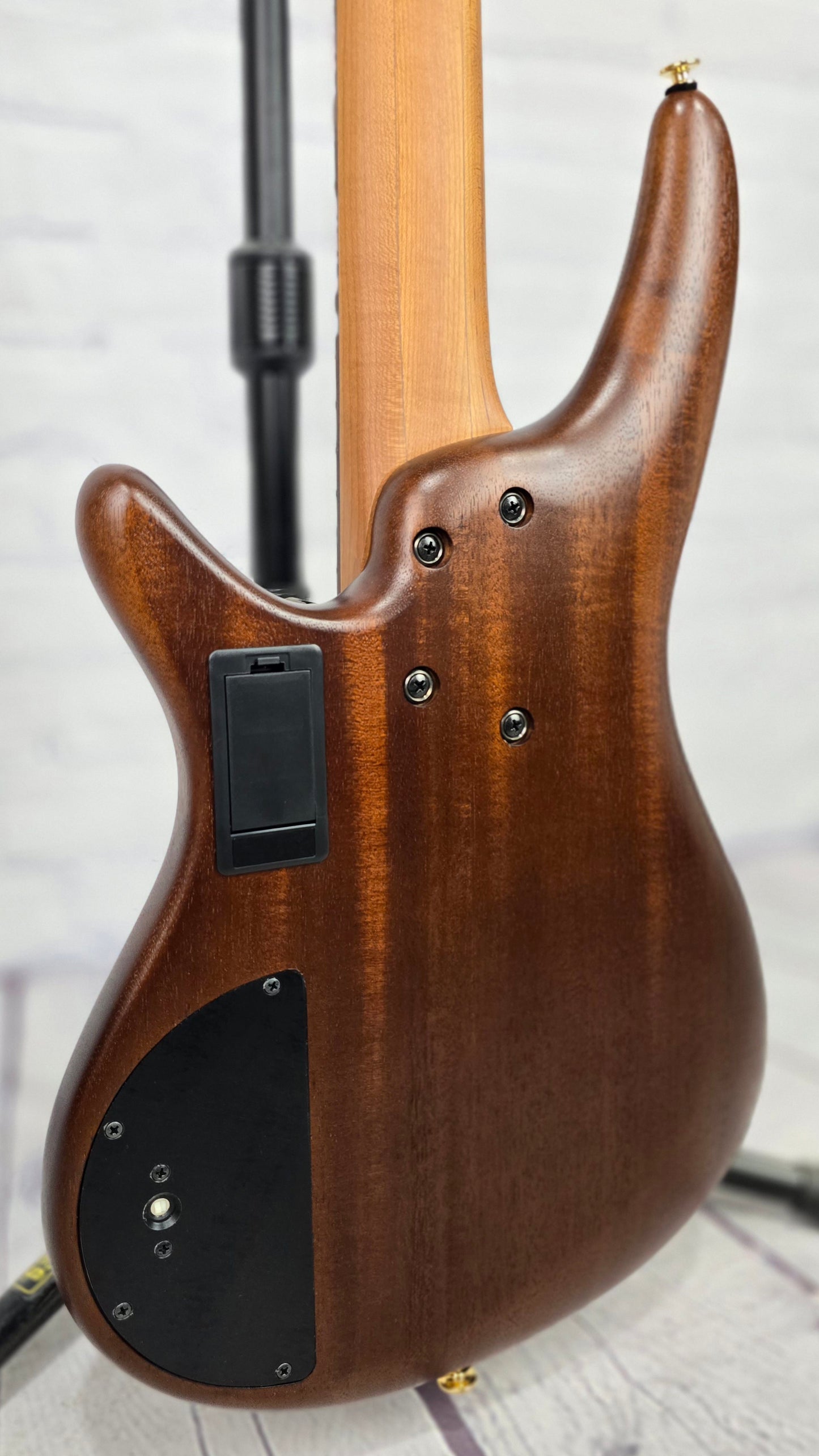 Ibanez Prestige SR5005 MHF 5 String Bass Mocha Flat