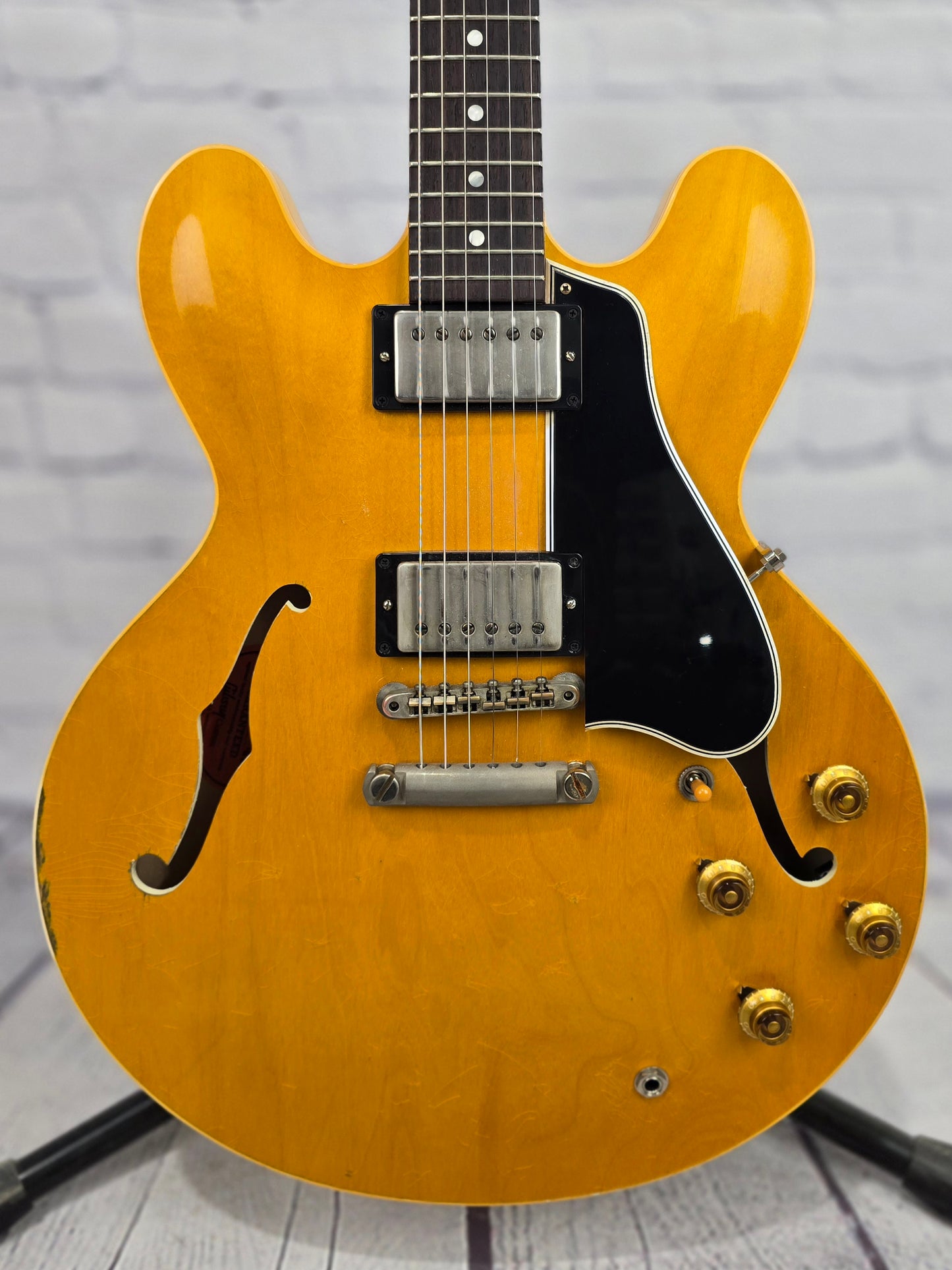 USED Gibson Custom Shop ES-335 1958 Reissue Murphy Lab Heavy Aged Electric Guitar Dirty Blonde