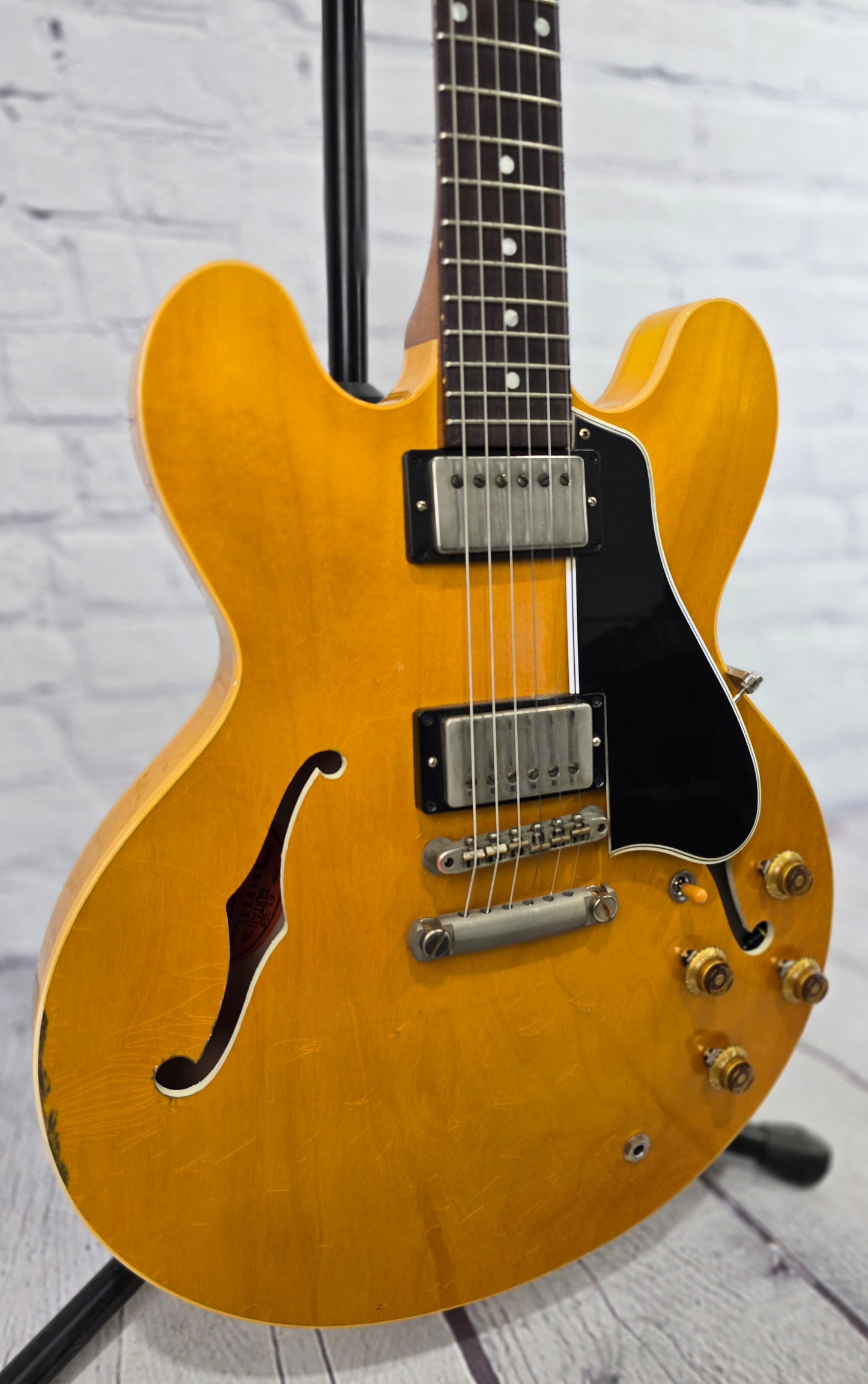 USED Gibson Custom Shop ES-335 1958 Reissue Murphy Lab Heavy Aged Electric Guitar Dirty Blonde