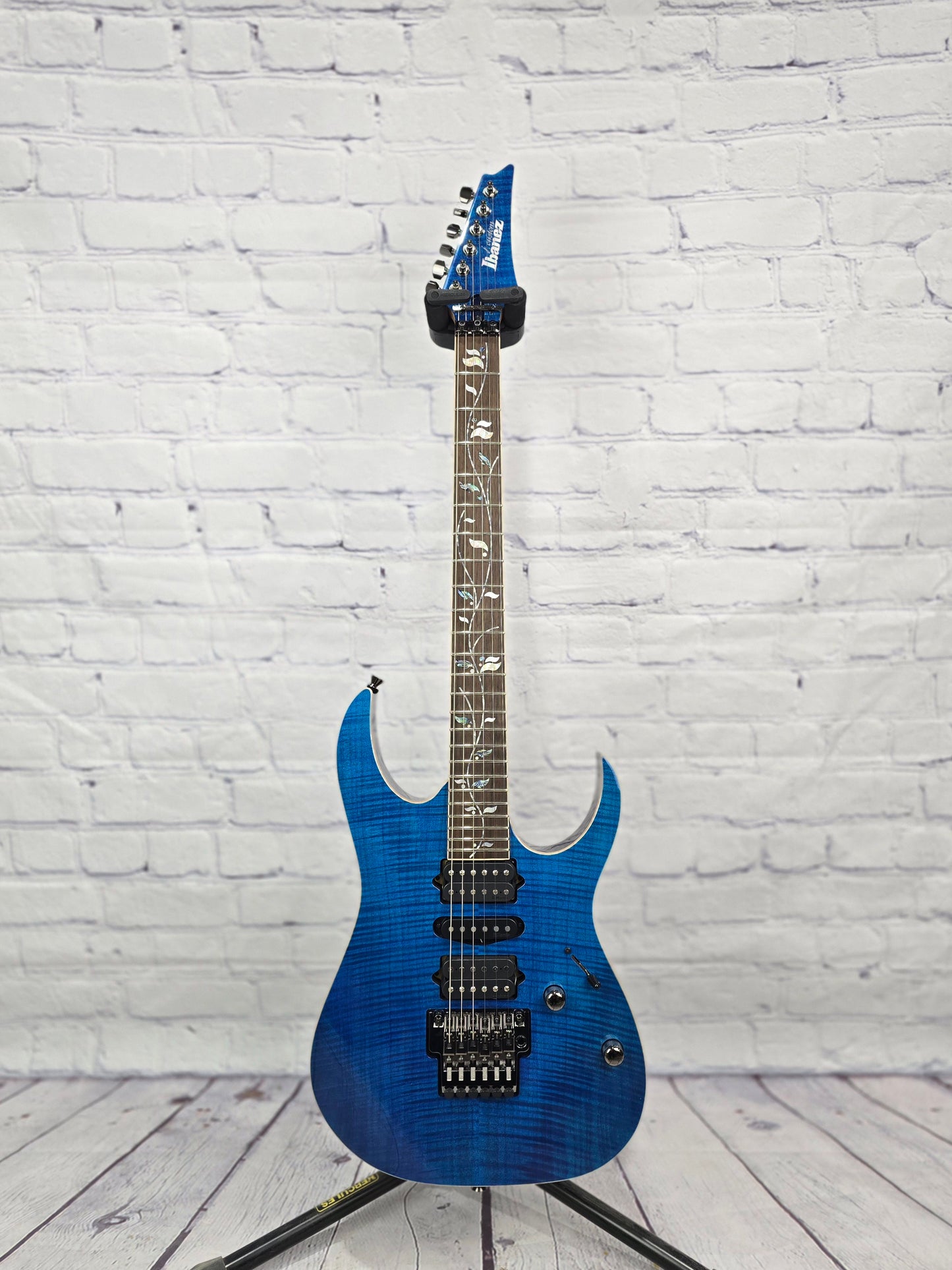 Ibanez J Custom RG8570 RBS 6 String HSH Electric Guitar Royal Blue Sapphire