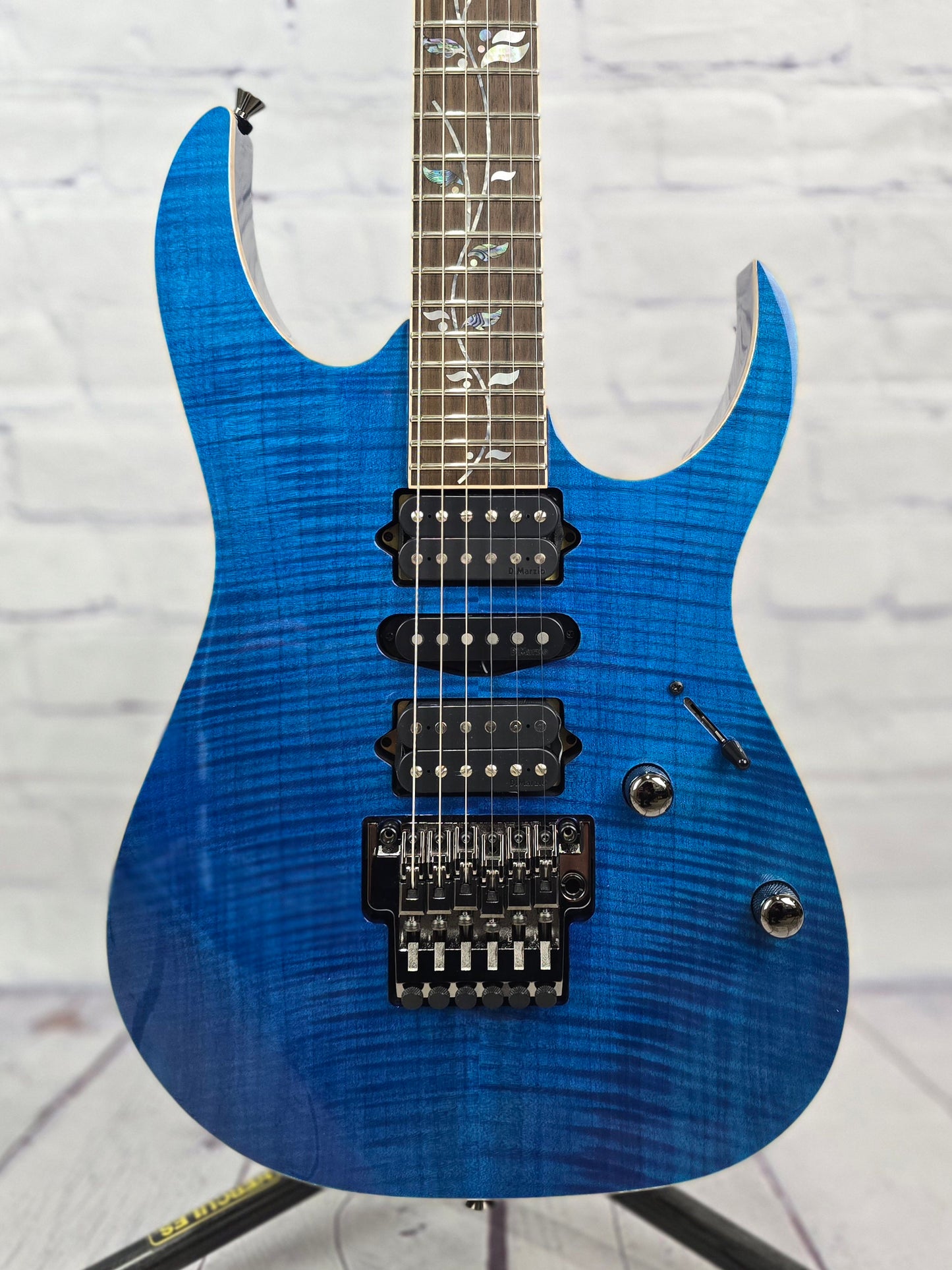 Ibanez J Custom RG8570 RBS 6 String HSH Electric Guitar Royal Blue Sapphire