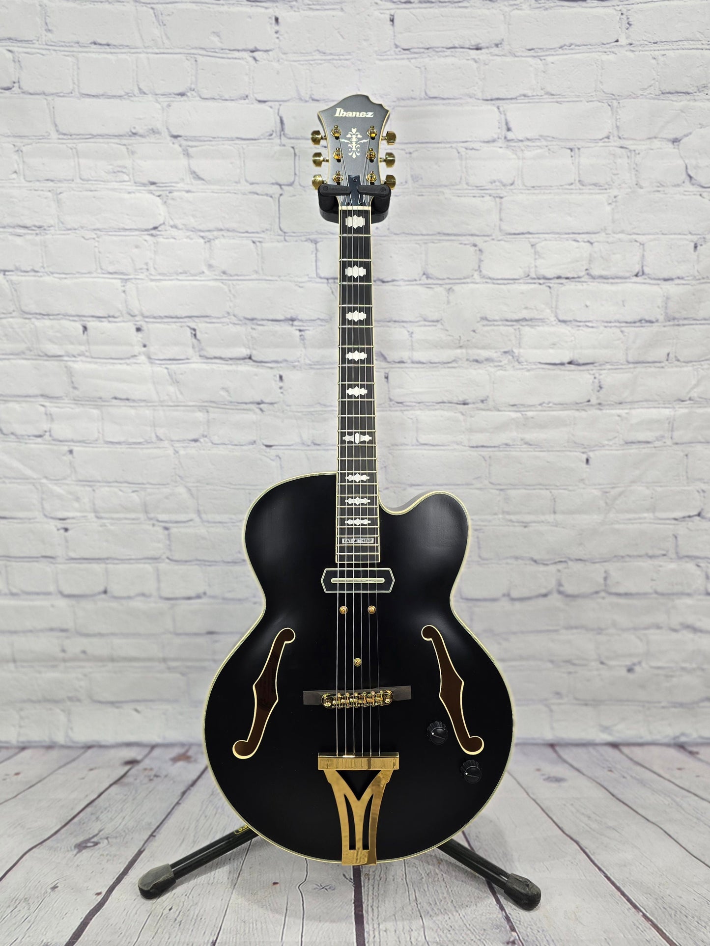 Ibanez Pat Metheny Signature PM3C BKL 6 String Electric Guitar Black Low Gloss