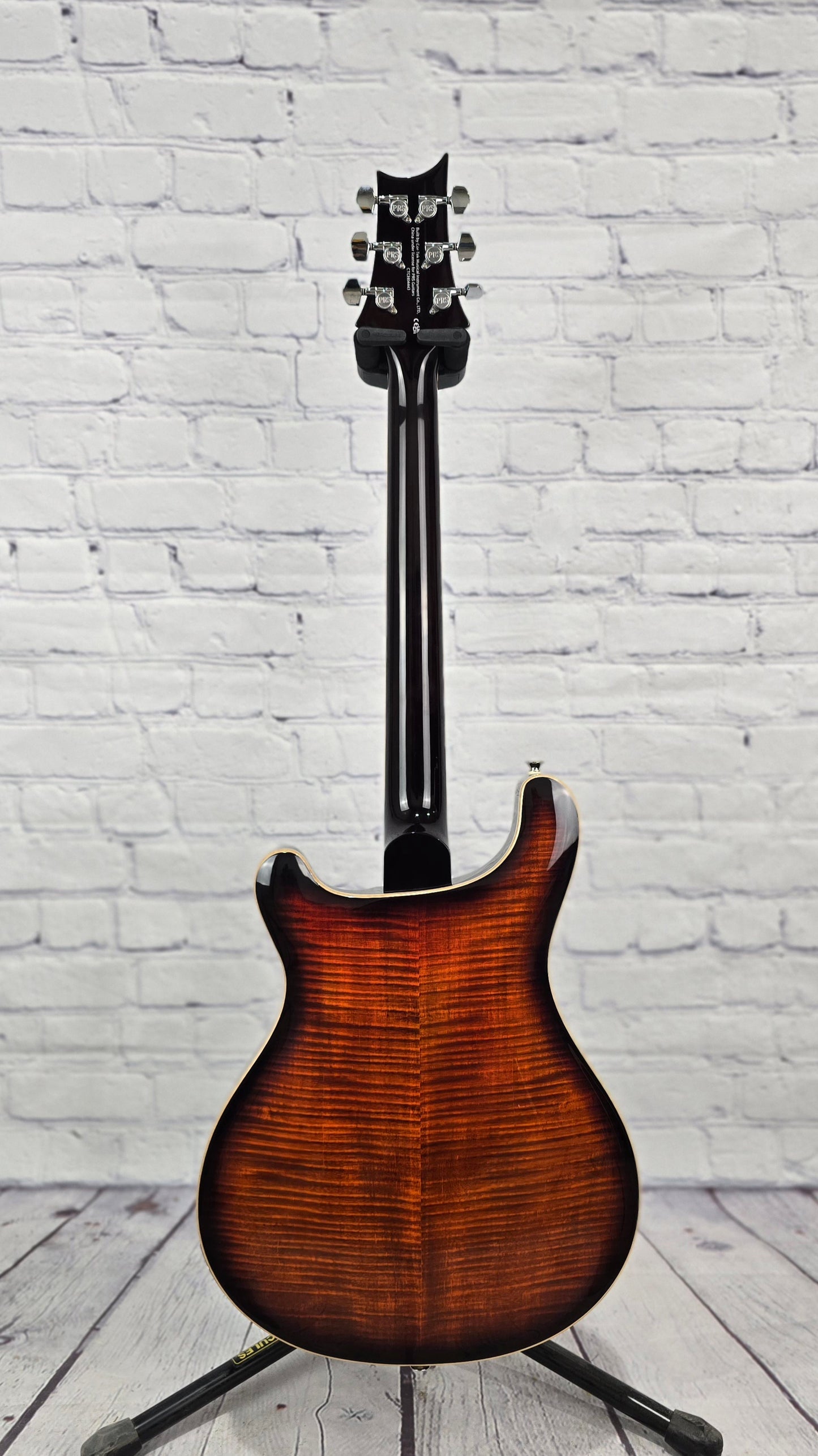 Paul Reed Smith PRS SE Hollowbody II Piezo 6 String Electric Guitar HBII Orange Tiger Smokeburst