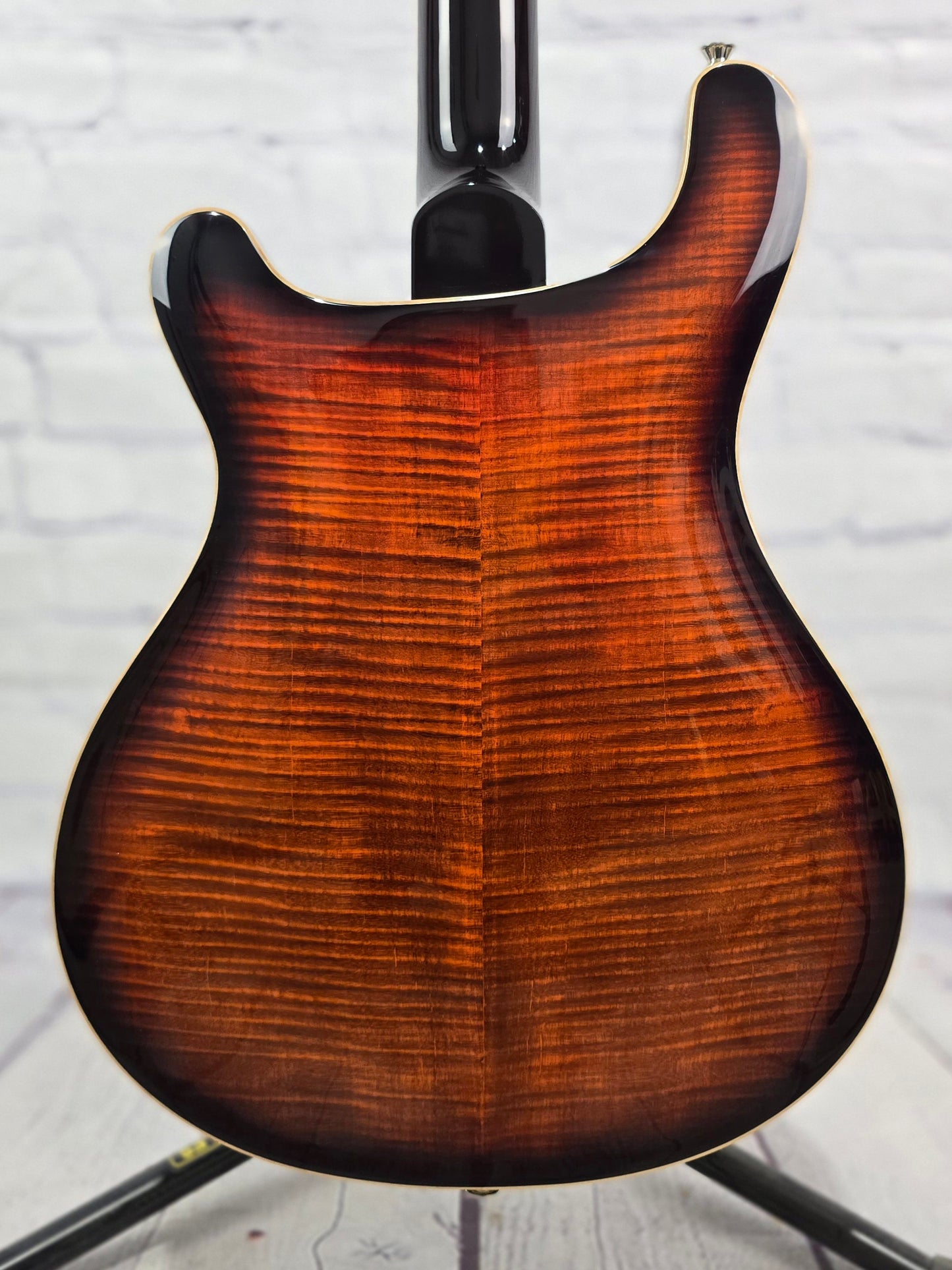 Paul Reed Smith PRS SE Hollowbody II Piezo 6 String Electric Guitar HBII Orange Tiger Smokeburst