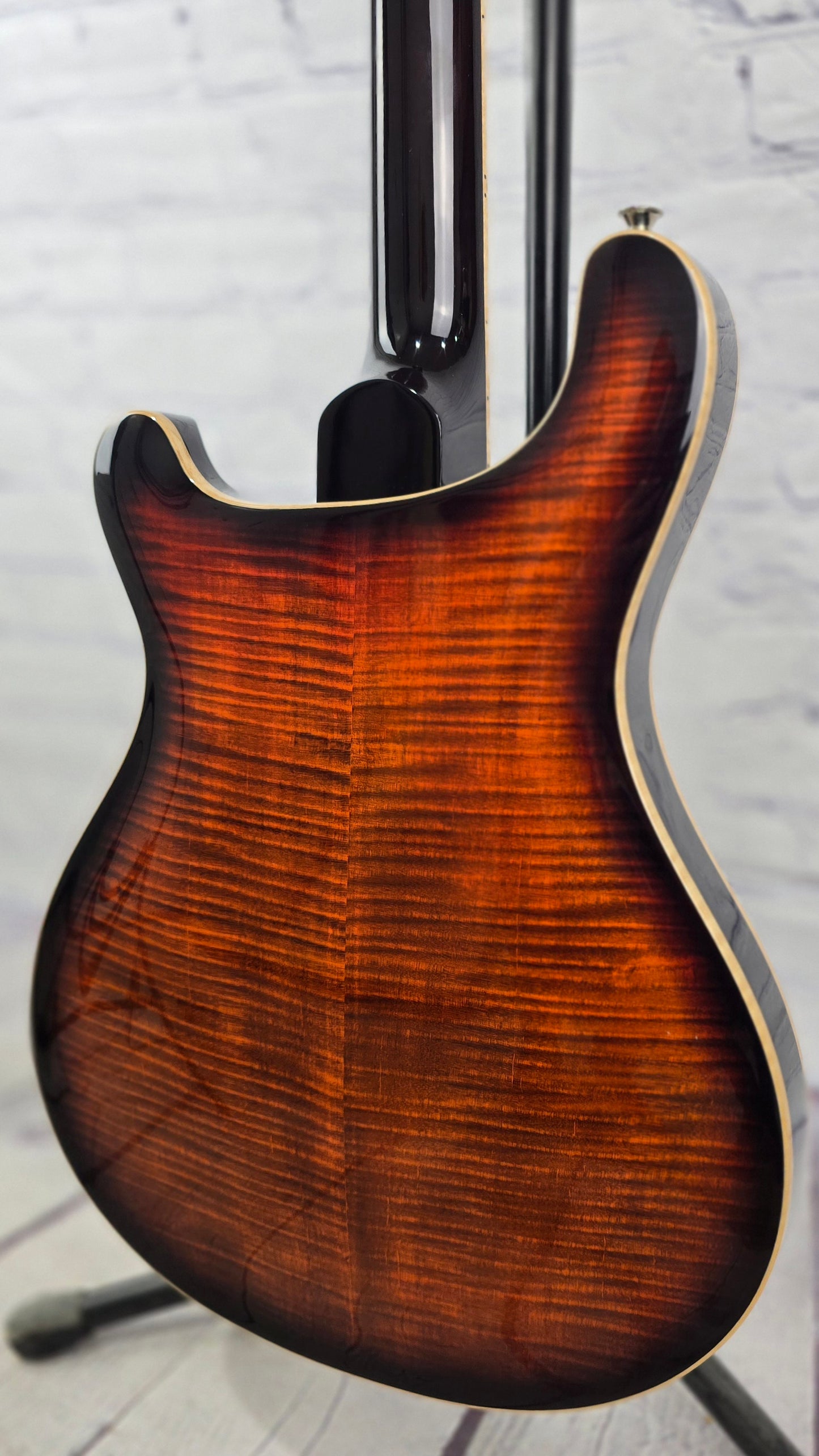 Paul Reed Smith PRS SE Hollowbody II Piezo 6 String Electric Guitar HBII Orange Tiger Smokeburst