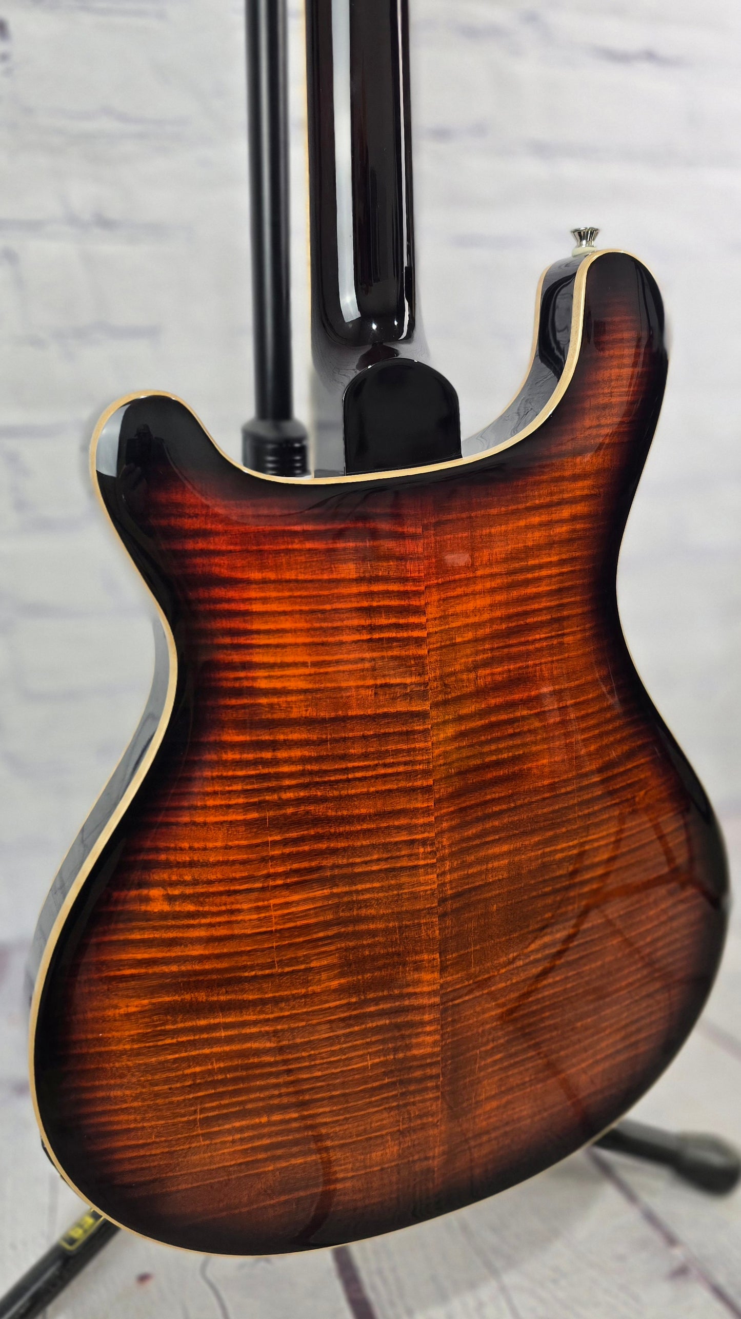 Paul Reed Smith PRS SE Hollowbody II Piezo 6 String Electric Guitar HBII Orange Tiger Smokeburst