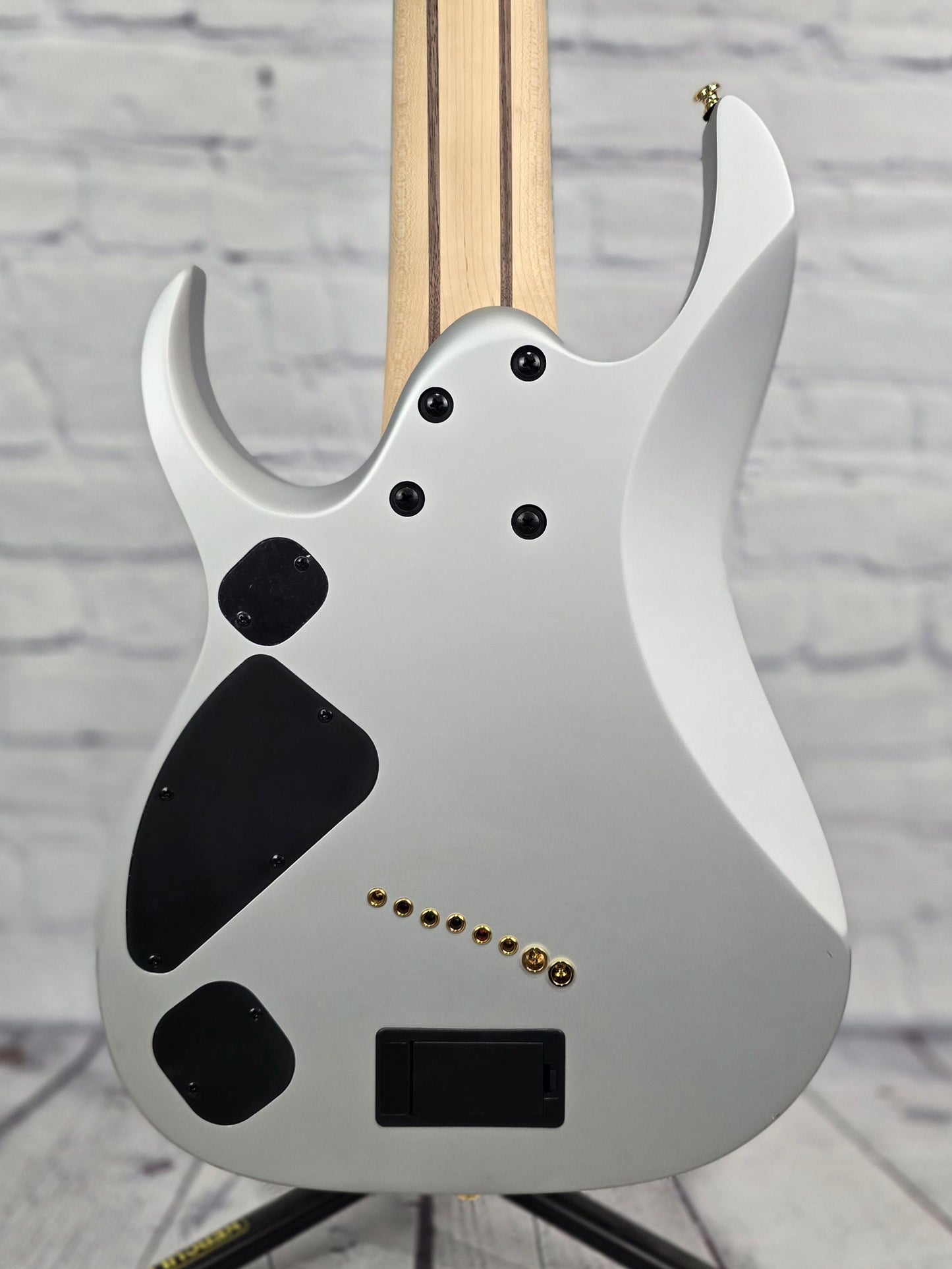 Ibanez Axe Design Lab RGDMS8 CSM 8 String Multiscale Electric Guitar Classic Silver Matte