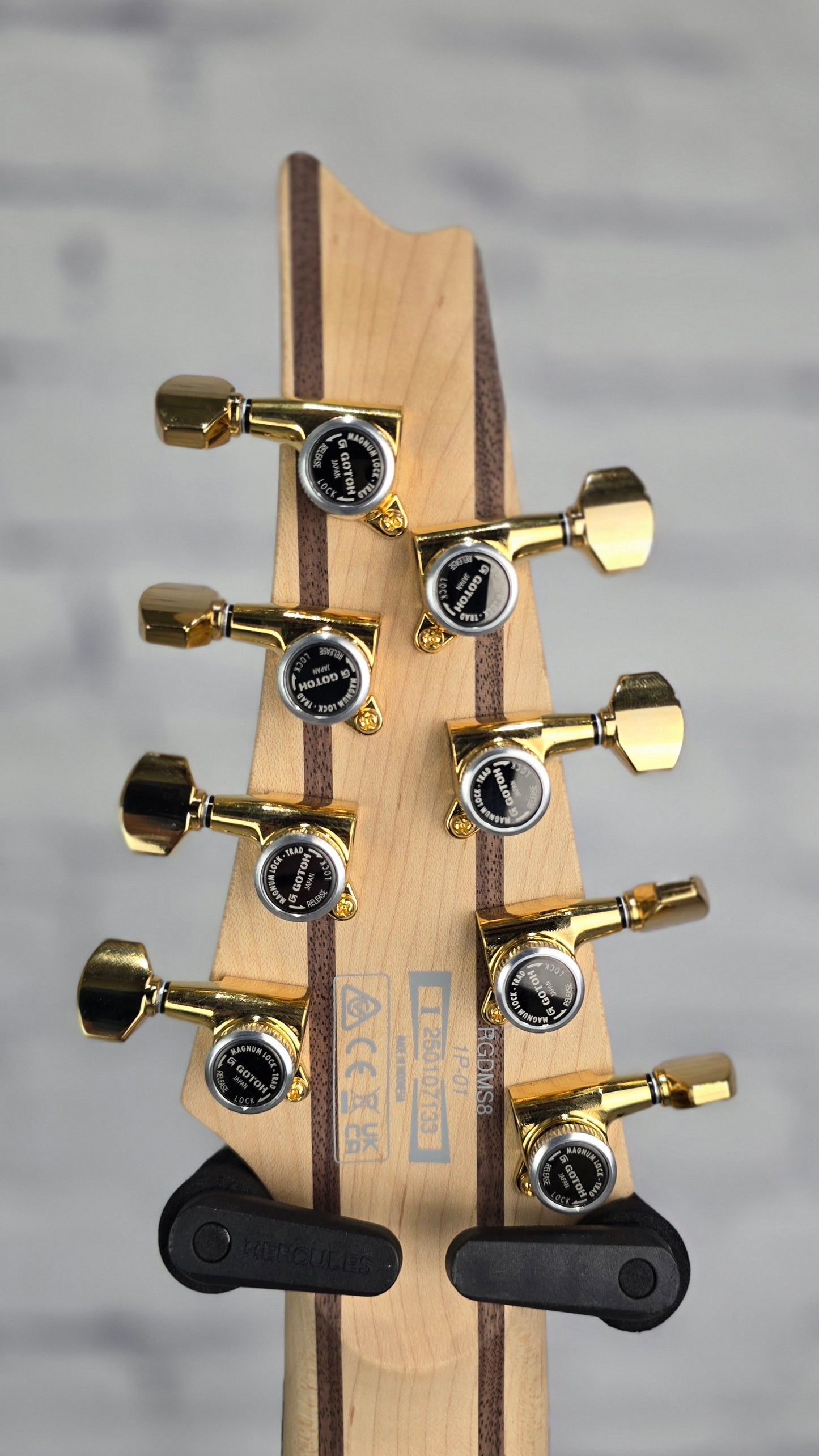 Ibanez Axe Design Lab RGDMS8 CSM 8 String Multiscale Electric Guitar Classic Silver Matte