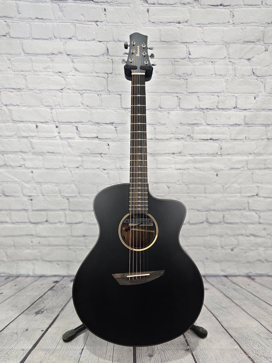 Ibanez Jon Gomm JGM5 BSN Acoustic Guitar Black Satin