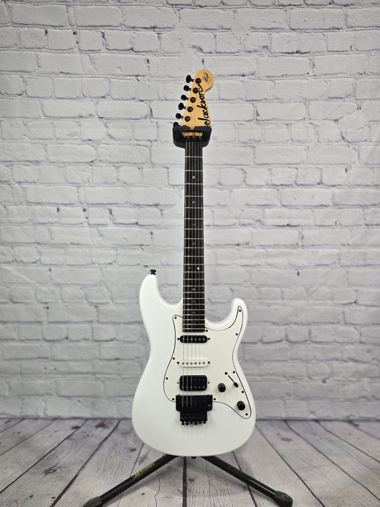 USED Jackson X Series Adrian Smith SDX Electric Guitar Snow White