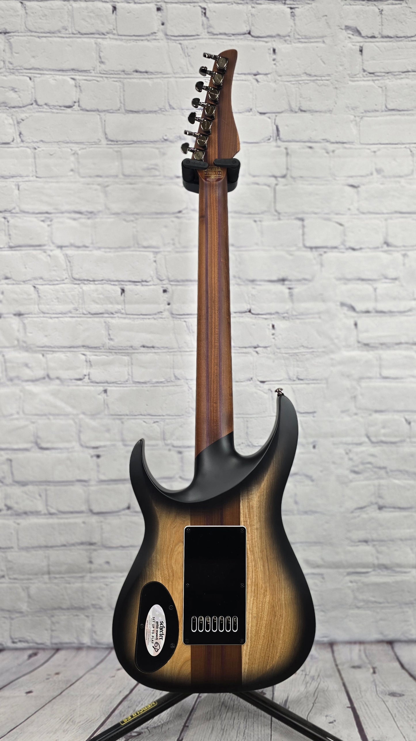 Schecter Banshee Mach-7 Evertune Electric Guitar Fallout Burst 1415-SHC