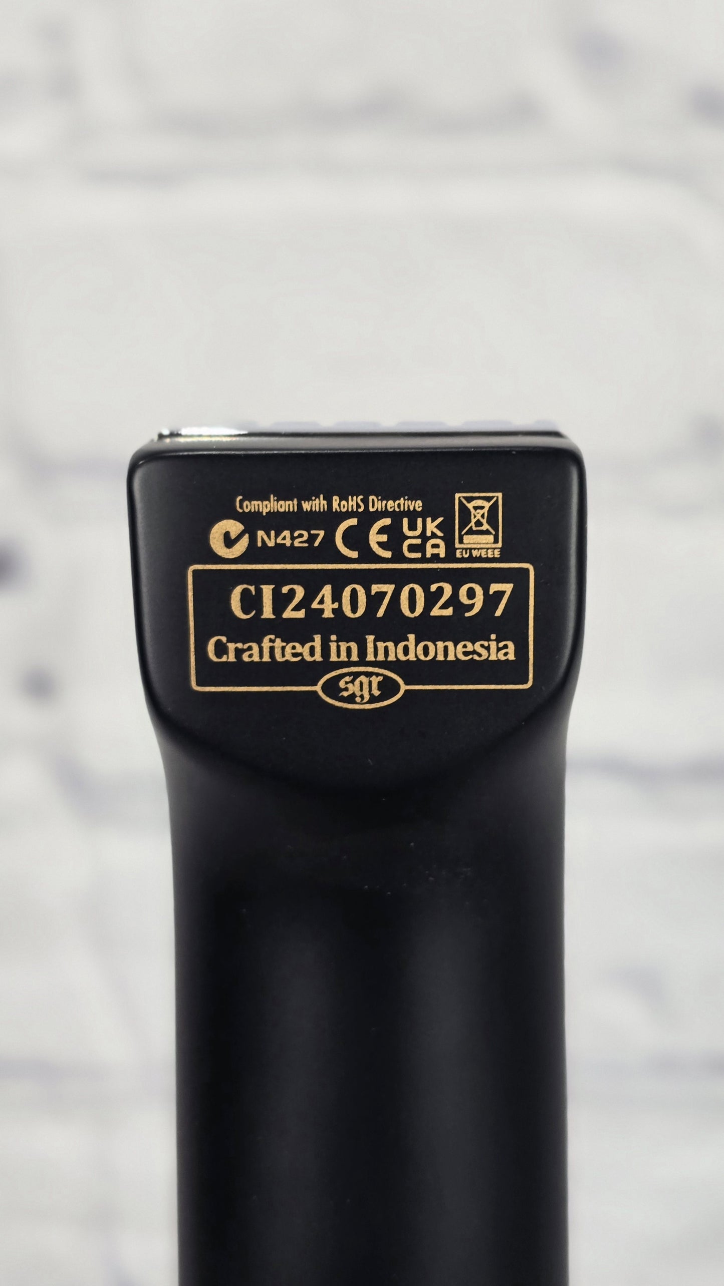 Schecter Synyster Gates Custom 6 TR-S Sustaniac Headless Electric Guitar Satin Black 2115-SHC