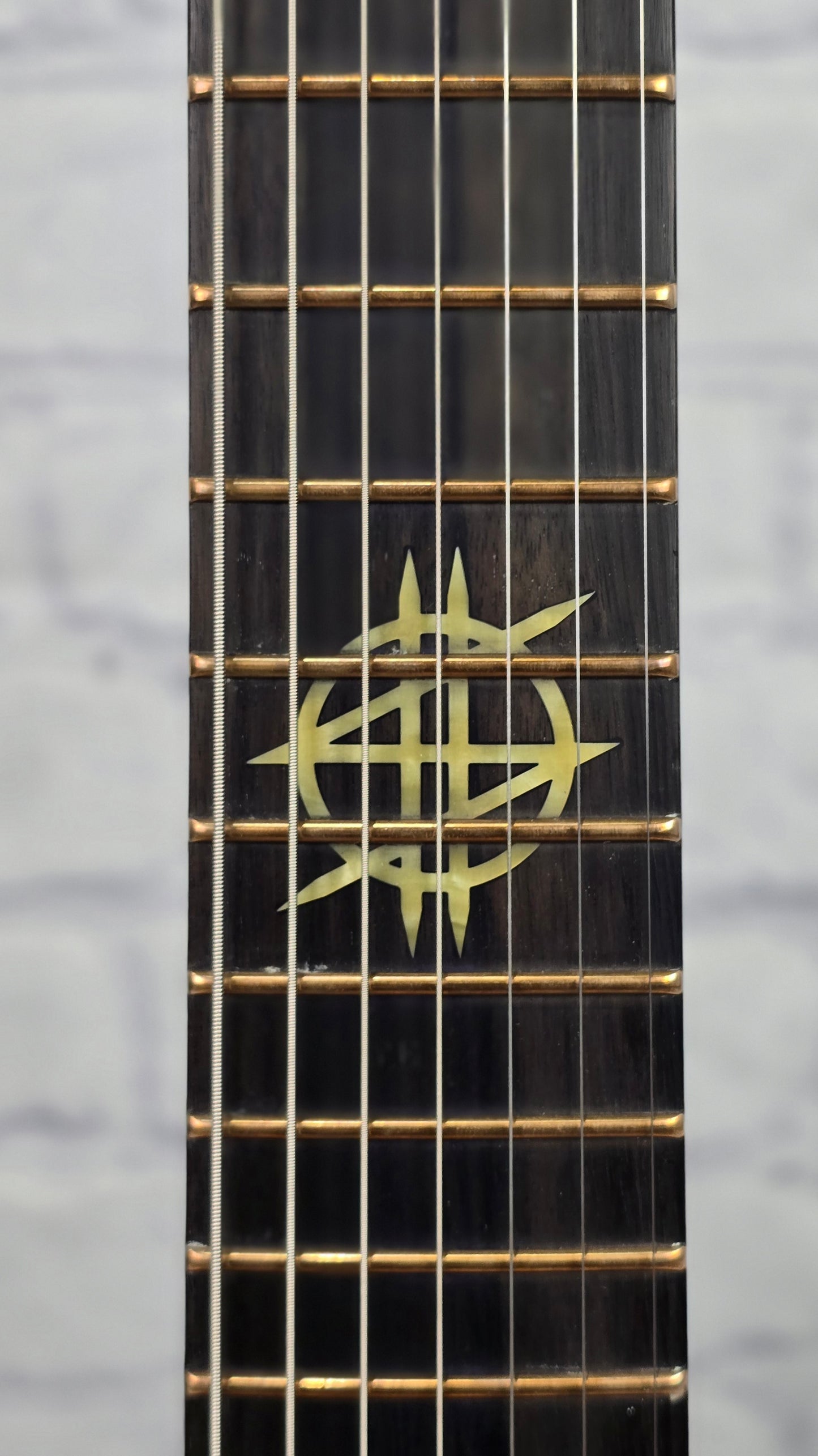 Schecter Synyster Gates Custom 7 TR Headless Electric Guitar Oak Green Metallic 2111-SHC