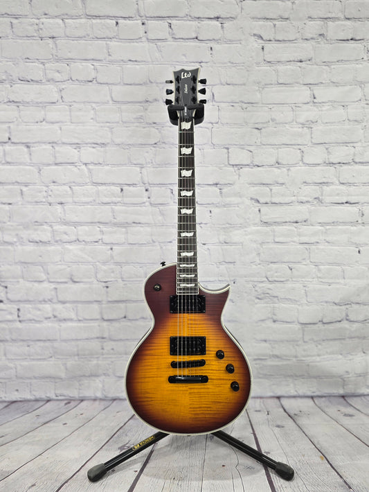 ESP LTD Eclipse EC-1000T CTM FM TSBS Electric Guitar Tobacco Sunburst