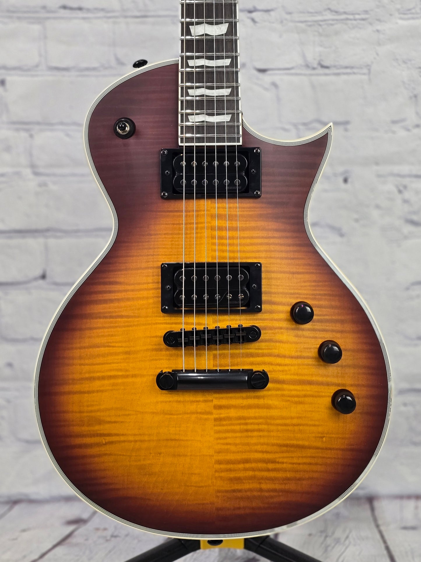 ESP LTD Eclipse EC-1000T CTM FM TSBS Electric Guitar Tobacco Sunburst