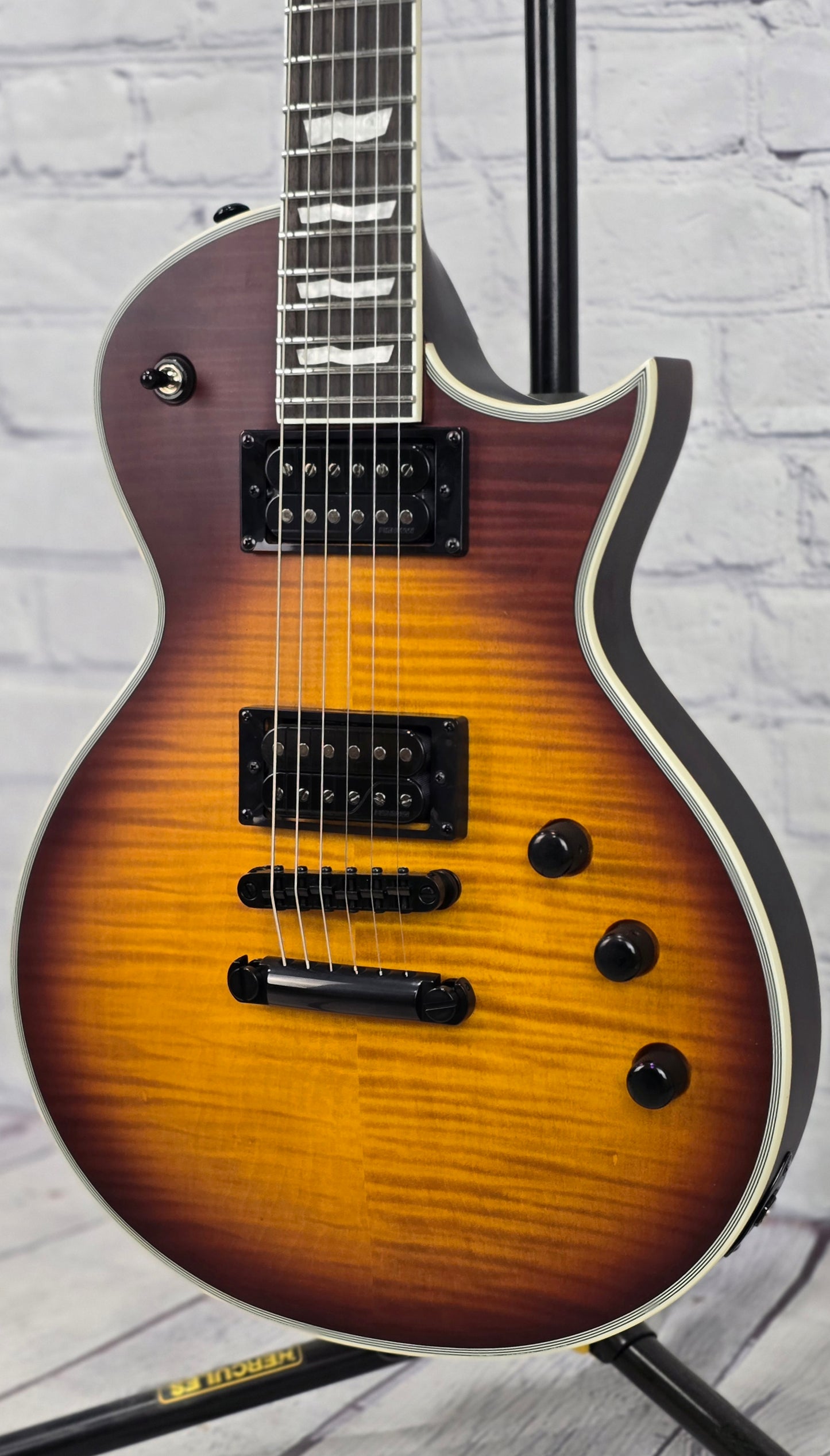ESP LTD Eclipse EC-1000T CTM FM TSBS Electric Guitar Tobacco Sunburst