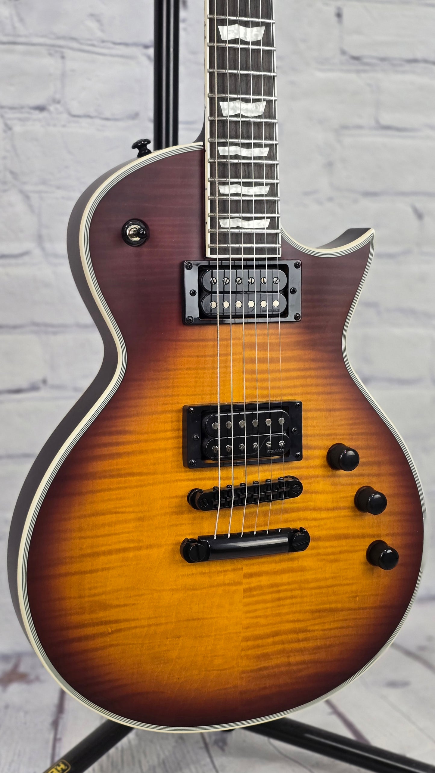 ESP LTD Eclipse EC-1000T CTM FM TSBS Electric Guitar Tobacco Sunburst