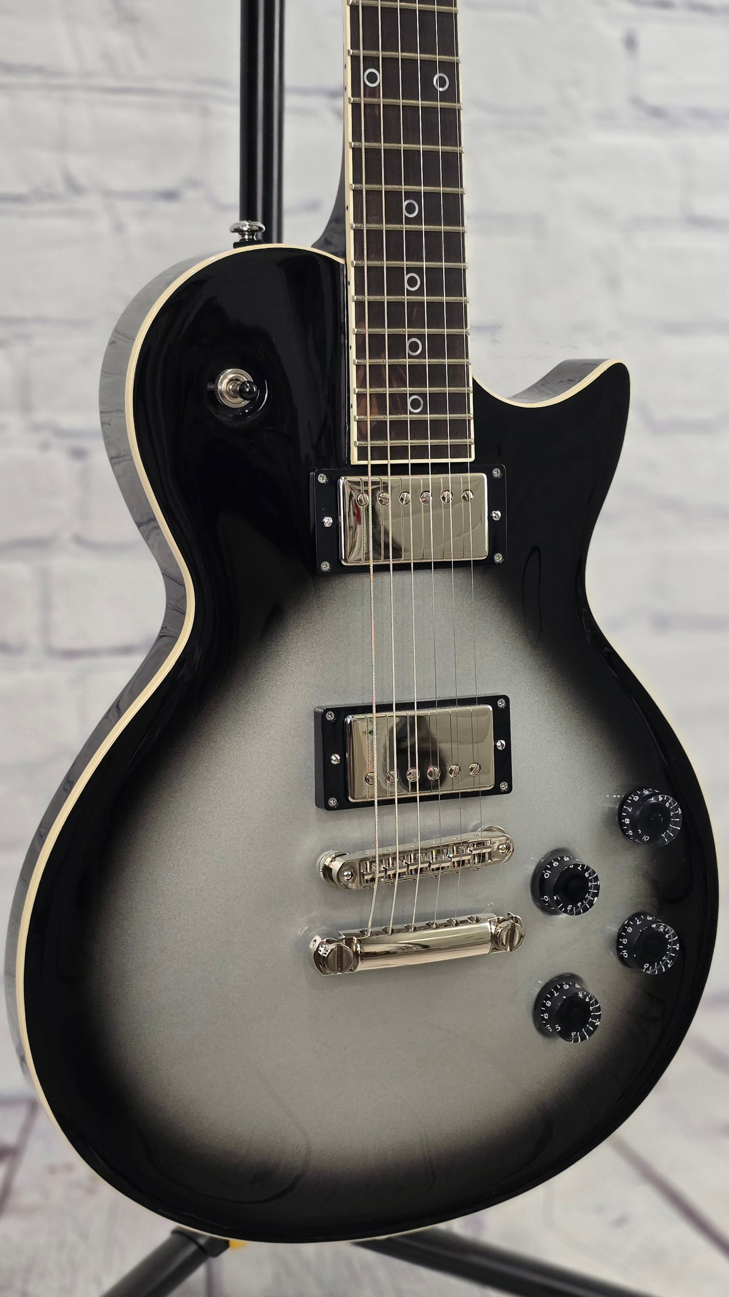 Prestige Guitars Master Built Elite 6 String Electric Guitar Silverburst