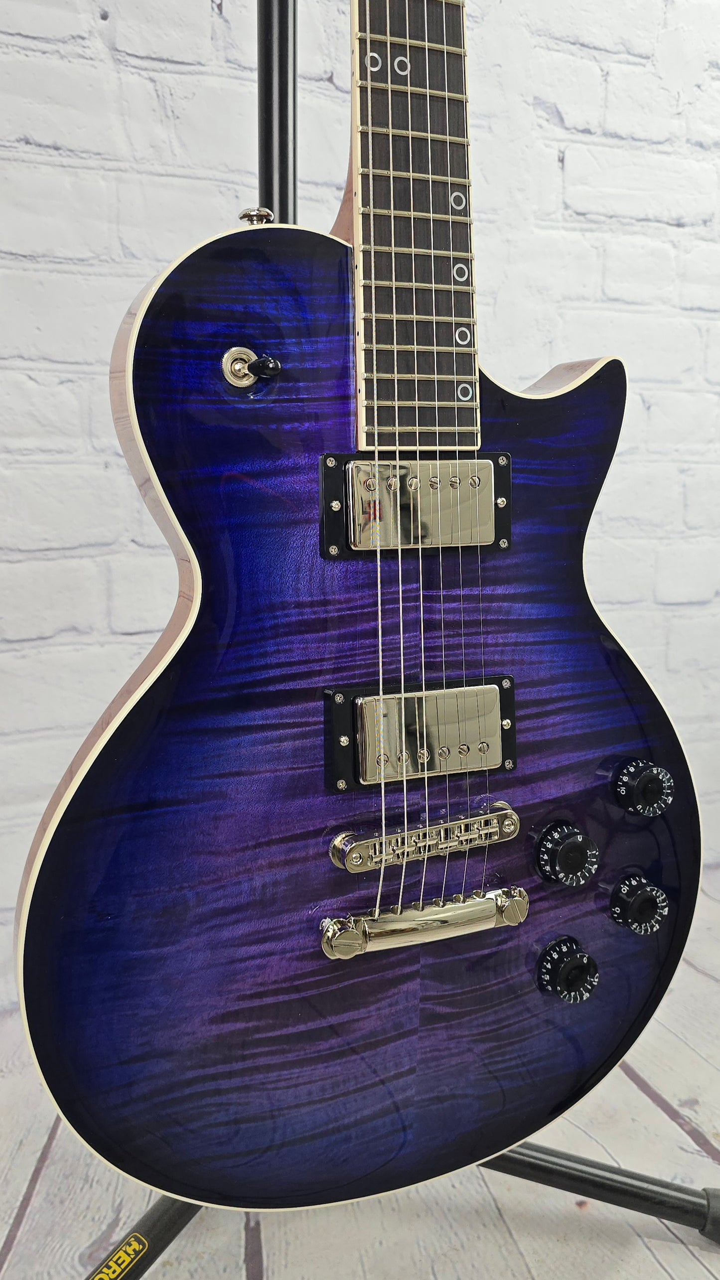 Prestige Guitars Custom Core Elite 6 String Electric Guitar Blueberry Burst