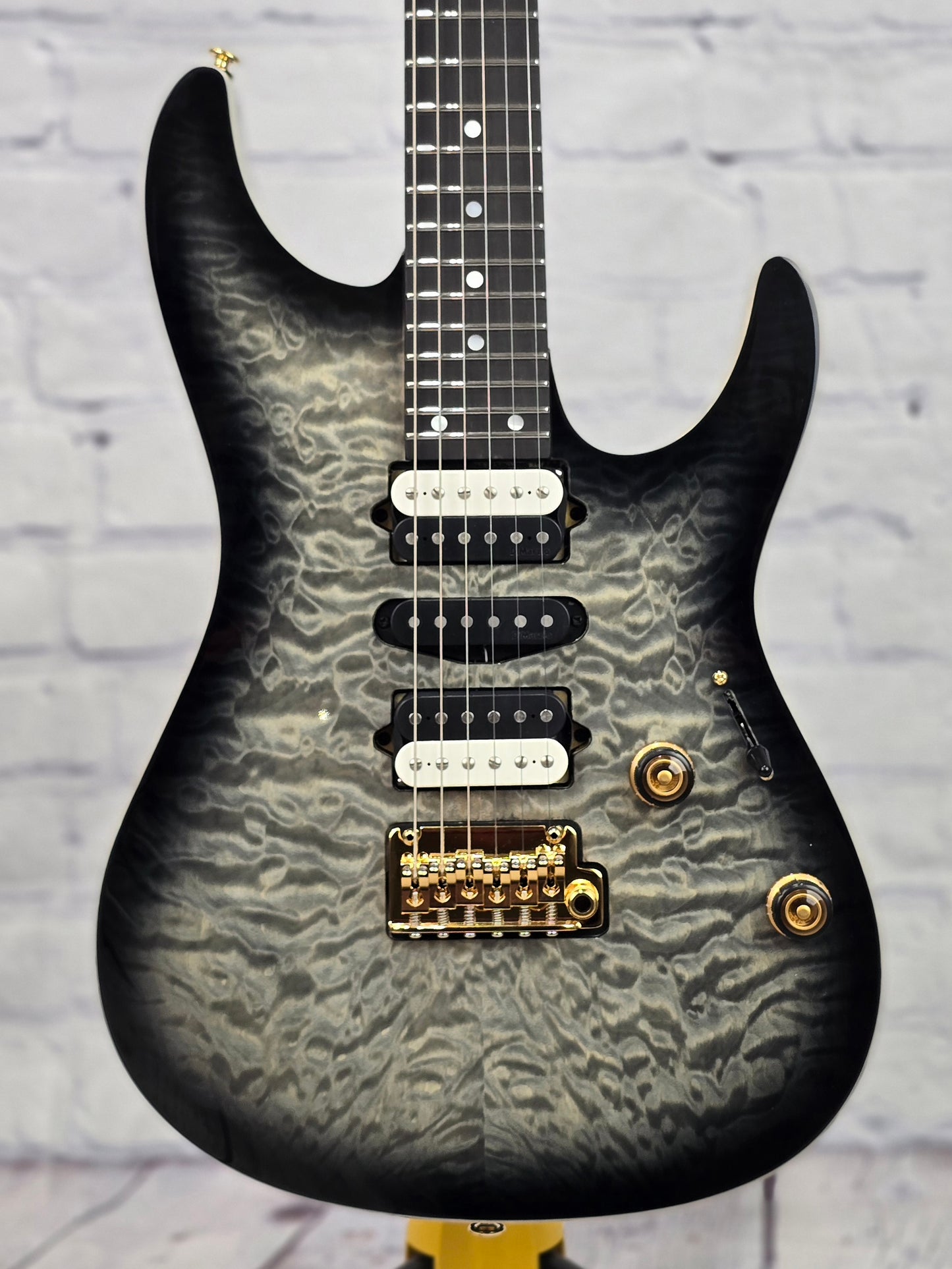 Ibanez Premium AZ47P1QM BIB 6 String Electric Guitar Black Ice Burst