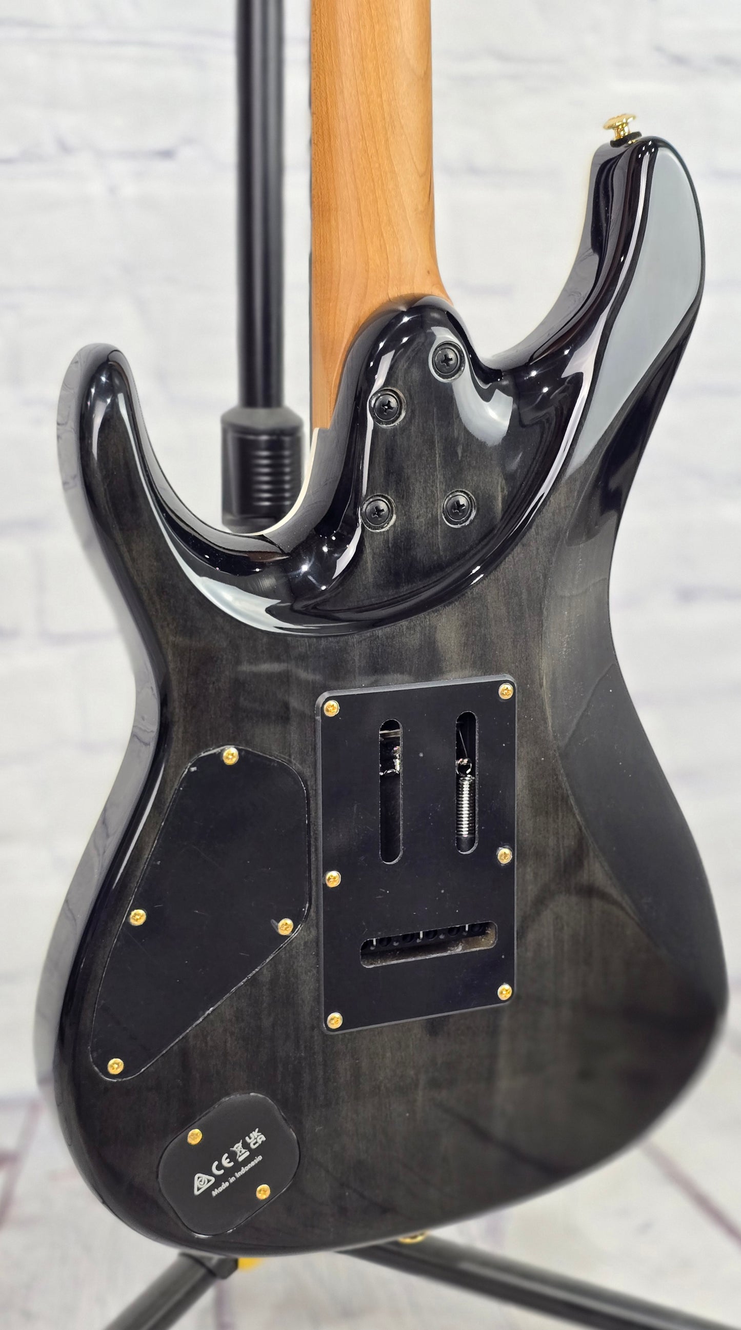 Ibanez Premium AZ47P1QM BIB 6 String Electric Guitar Black Ice Burst