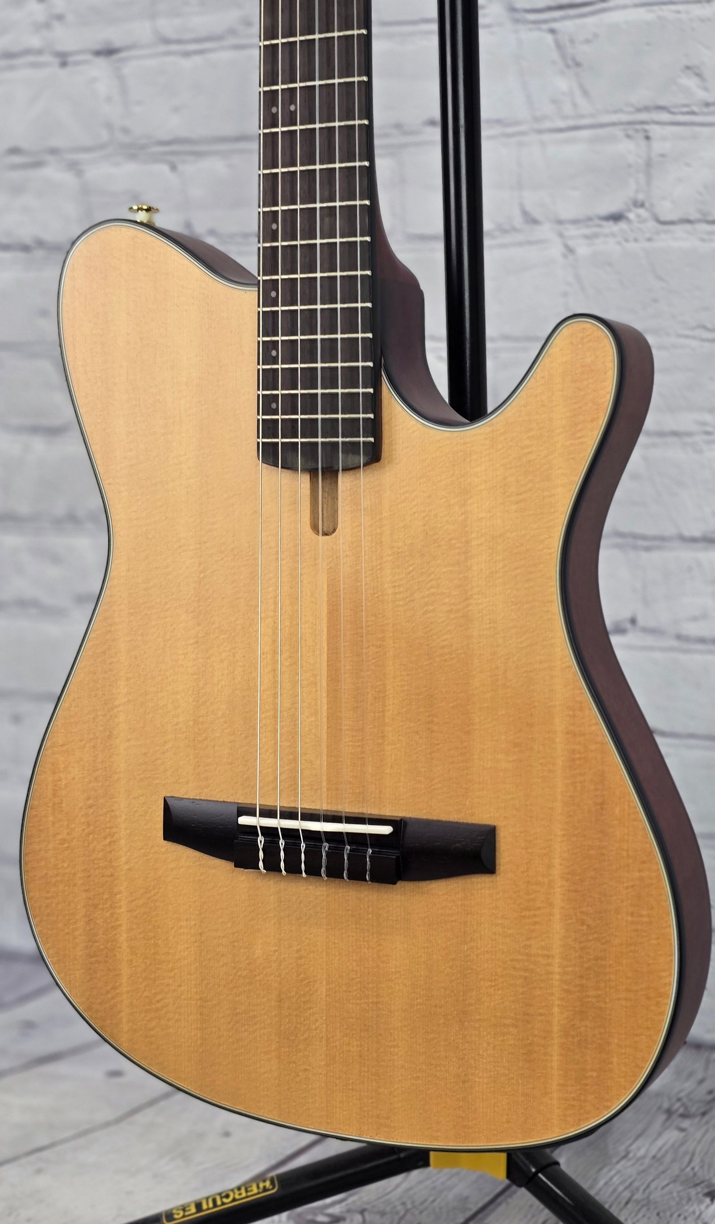 Ibanez FRH10N NTF 6 String Nylon Acoustic Guitar Natural Flat