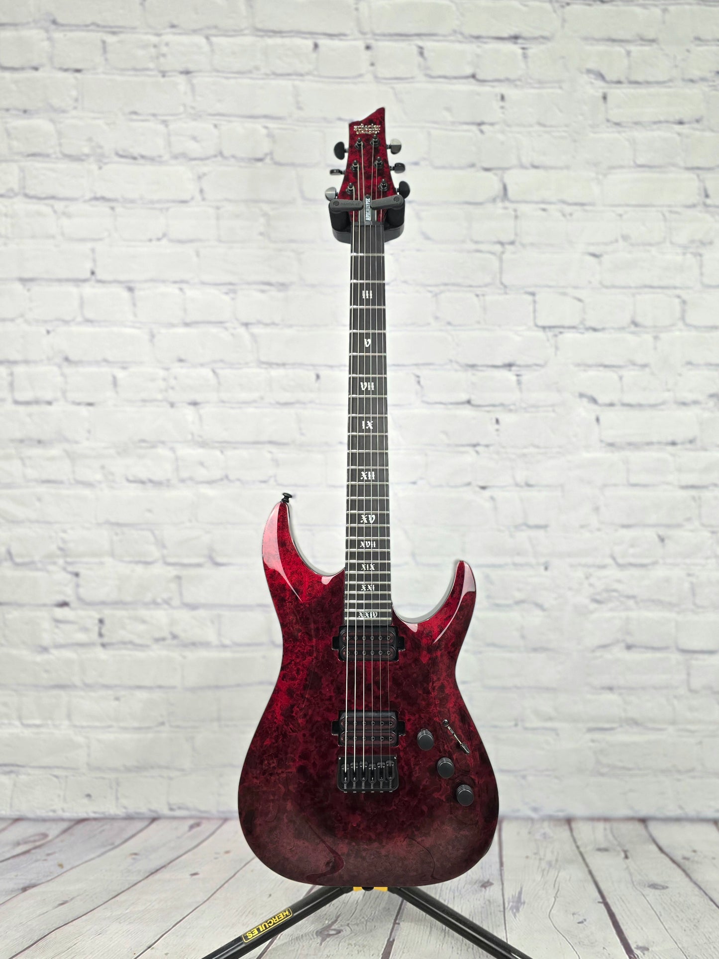 Schecter C-1 Apocalypse 6 String Electric Guitar Red Reign