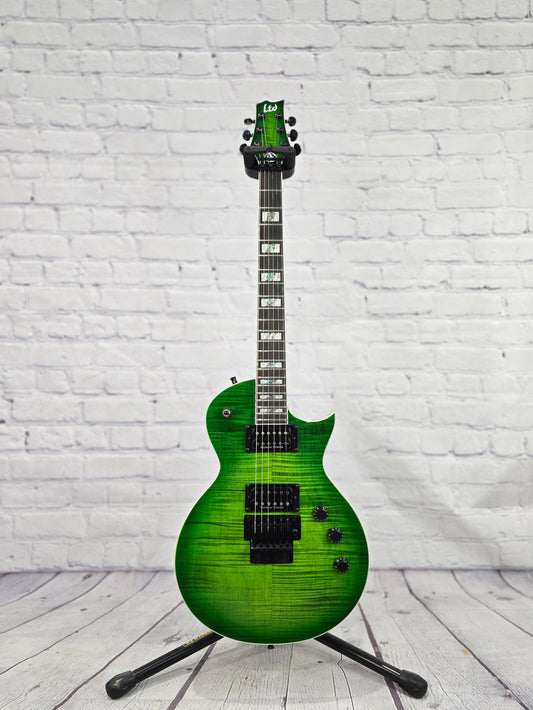 ESP LTD AS-1 Alex Skolnik 6 String Floyd Rose Electric Guitar Lime Burst