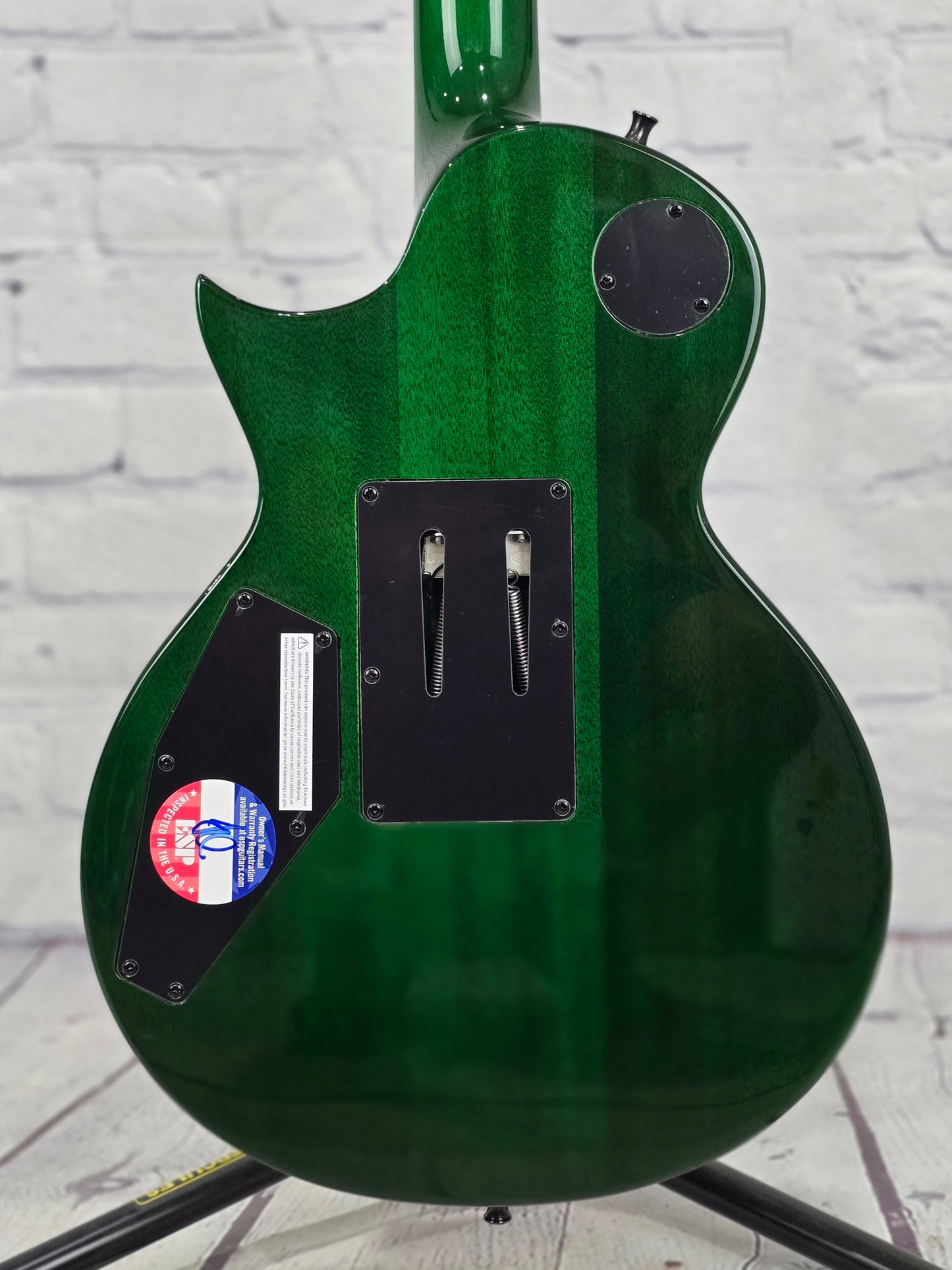 ESP LTD AS-1 Alex Skolnik 6 String Floyd Rose Electric Guitar Lime Burst
