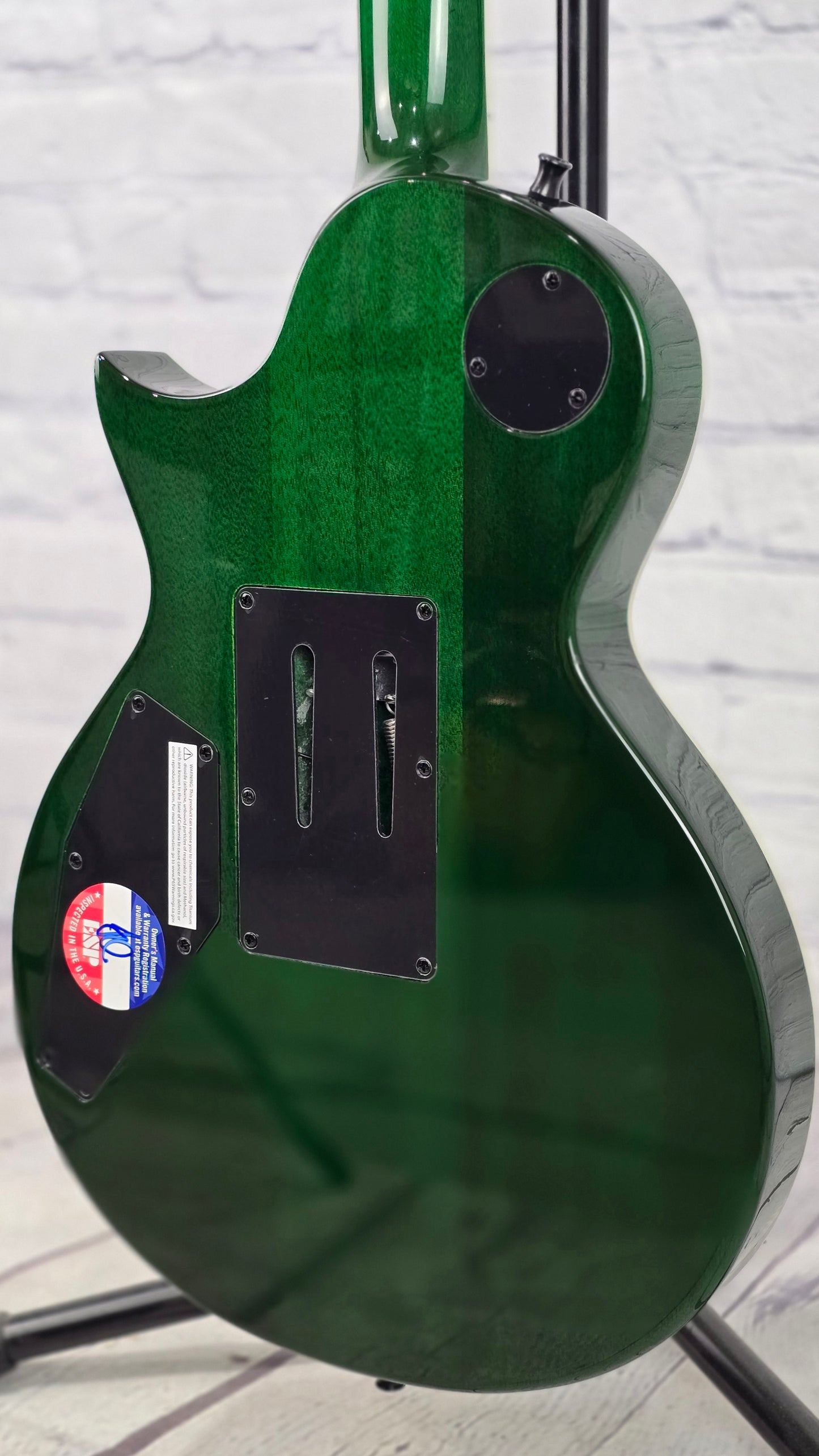 ESP LTD AS-1 Alex Skolnik 6 String Floyd Rose Electric Guitar Lime Burst