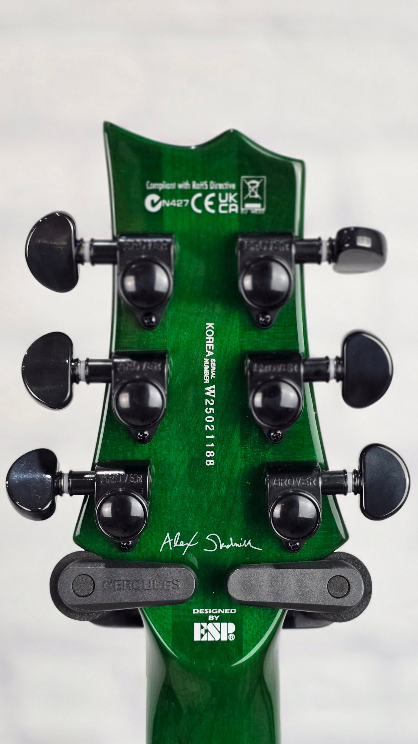 ESP LTD AS-1 Alex Skolnik 6 String Floyd Rose Electric Guitar Lime Burst