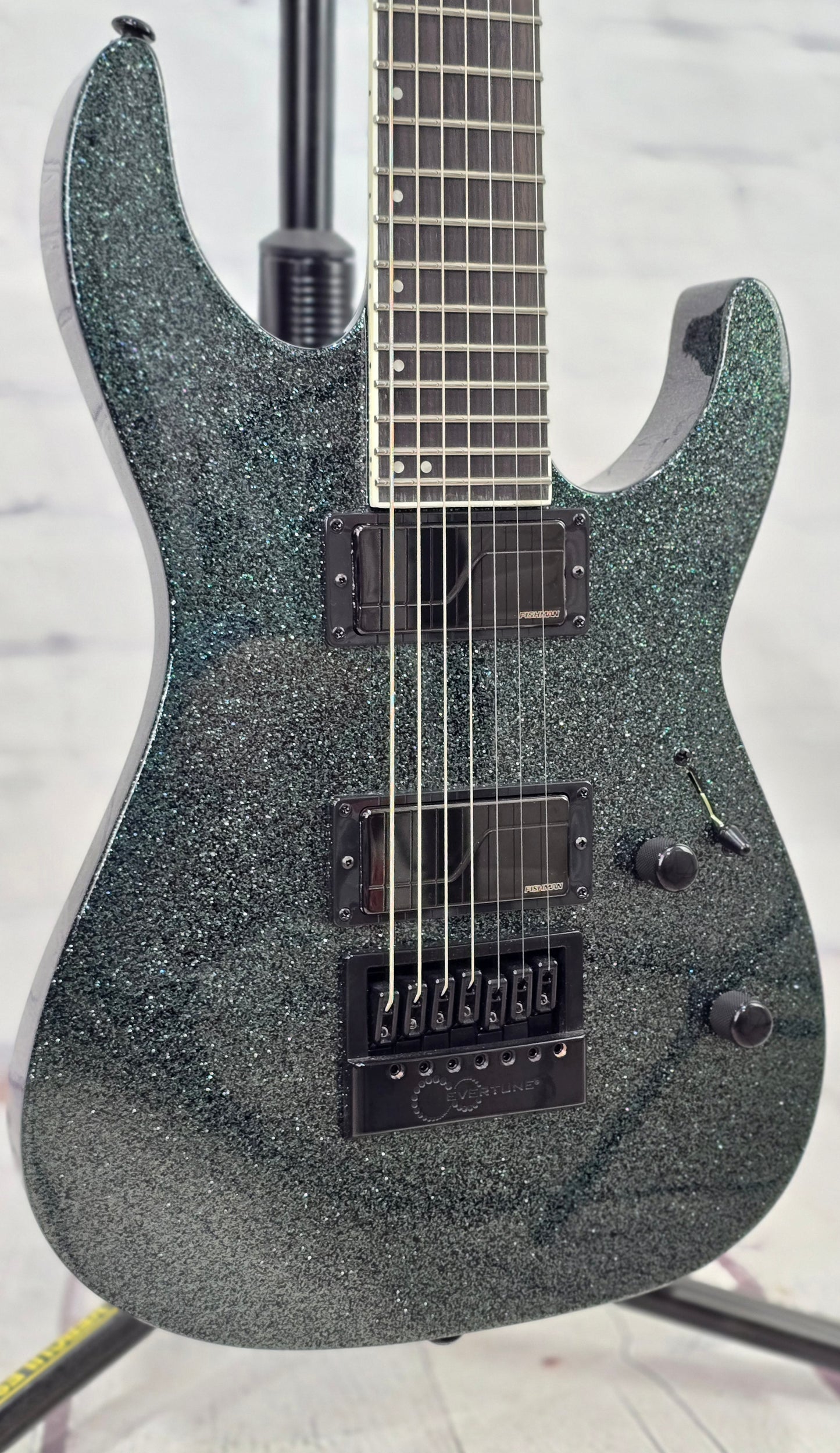 ESP LTD M-1007B ET 7 String Baritone Guitar Granite Sparkle