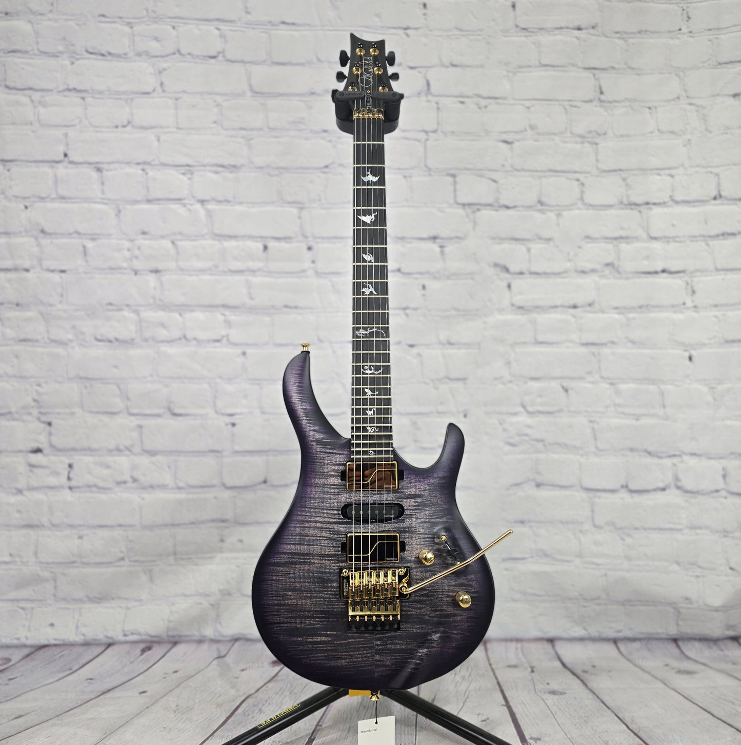 Paul Reed Smith PRS Guitars Chleo Limited Edition Herman Li 6 String Electric Guitar Charcoal Purple Wraparound Burst