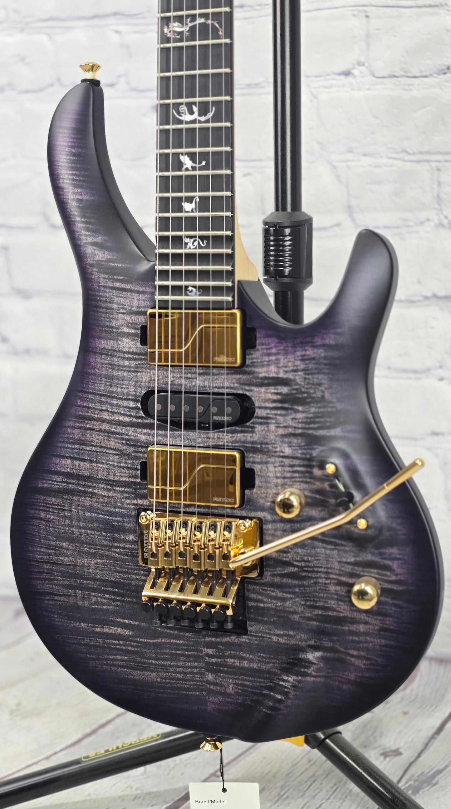Paul Reed Smith PRS Guitars Chleo Limited Edition Herman Li 6 String Electric Guitar Charcoal Purple Wraparound Burst