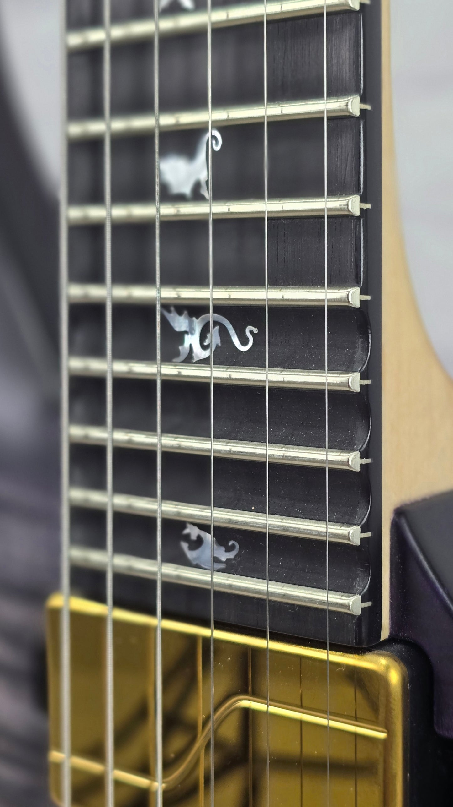 Paul Reed Smith PRS Guitars Chleo Limited Edition Herman Li 6 String Electric Guitar Charcoal Purple Wraparound Burst