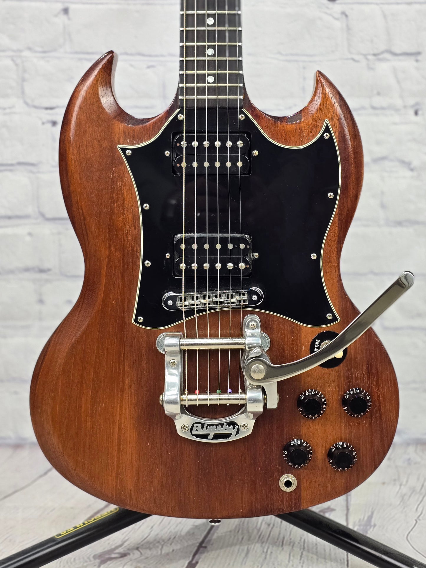 USED Gibson SG Special Faded 6 String Electric Guitar Worn Brown Bigsby