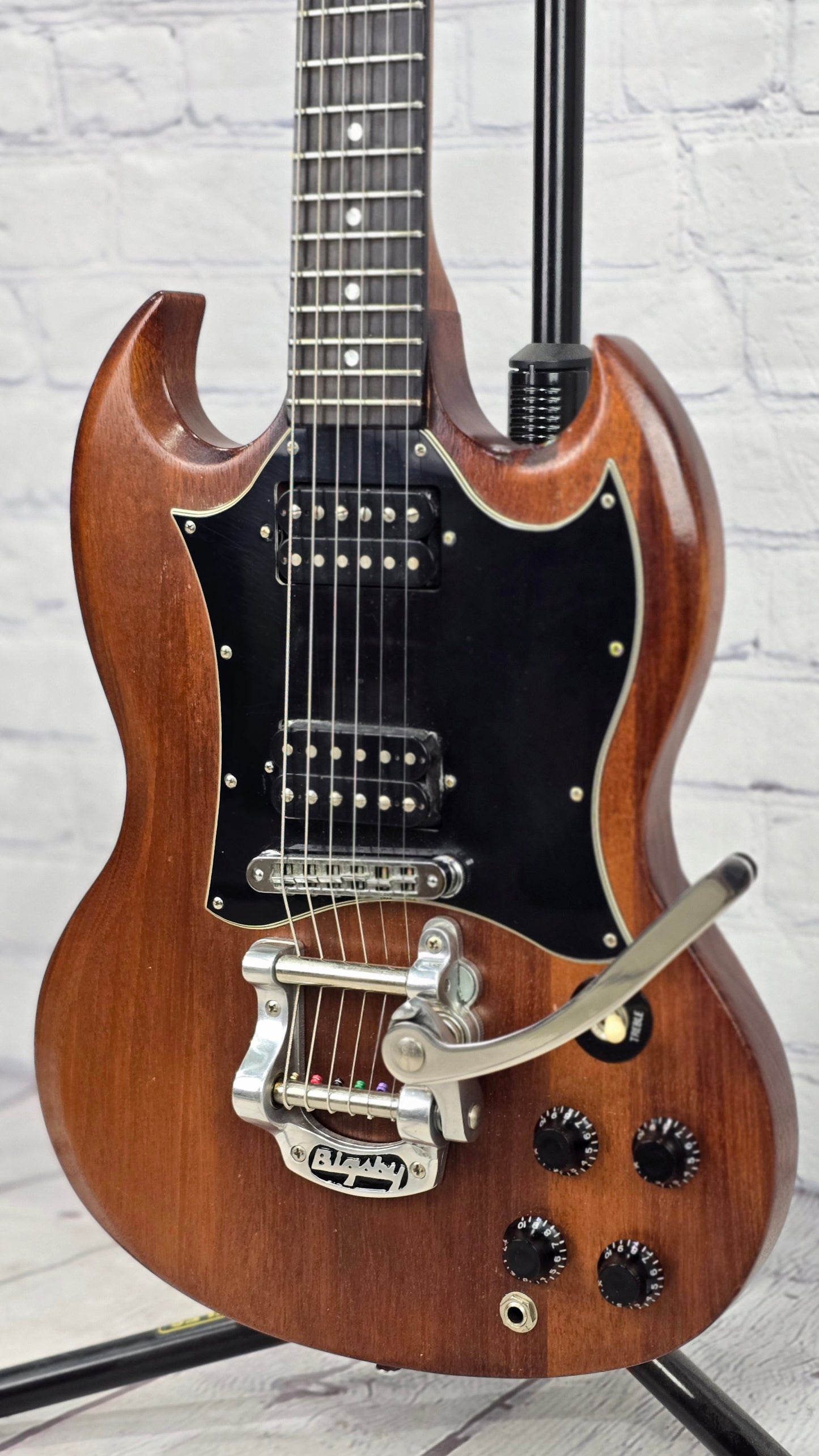 USED Gibson SG Special Faded 6 String Electric Guitar Worn Brown Bigsby