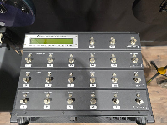 USED Fractal Audio MFC-101 Mk I Footswitch Controller Pedal