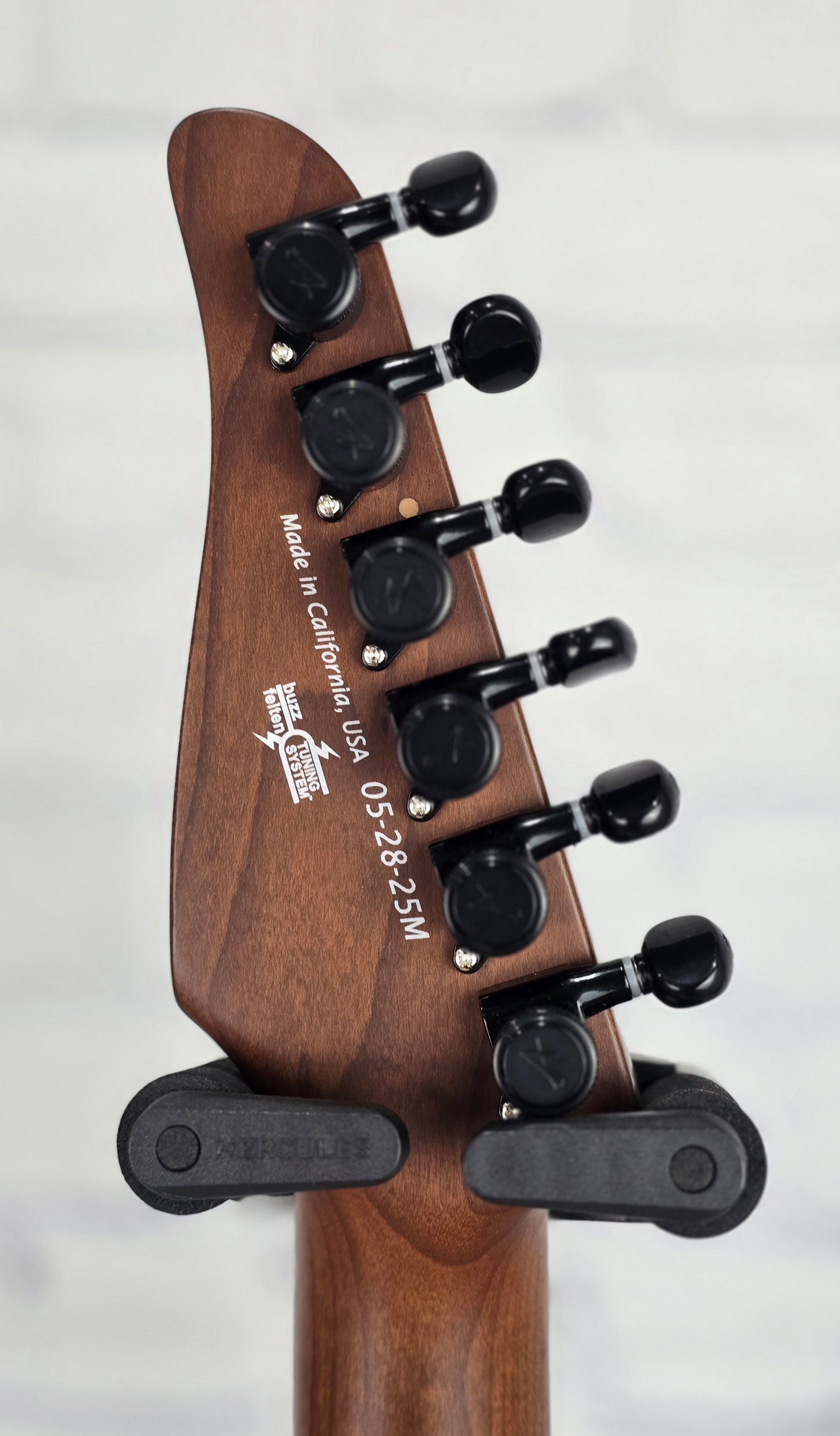 Anderson Guitarworks Raven Classic 6 String Electric Guitar Satin Organic Grain White with Black Fill