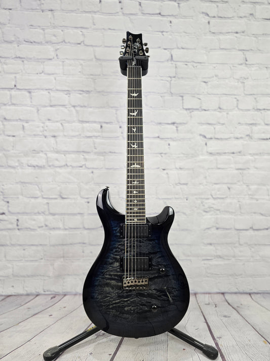 Paul Reed Smith PRS SE Mark Holcomb SVN 7 String Electric Guitar Holcomb Blue Burst